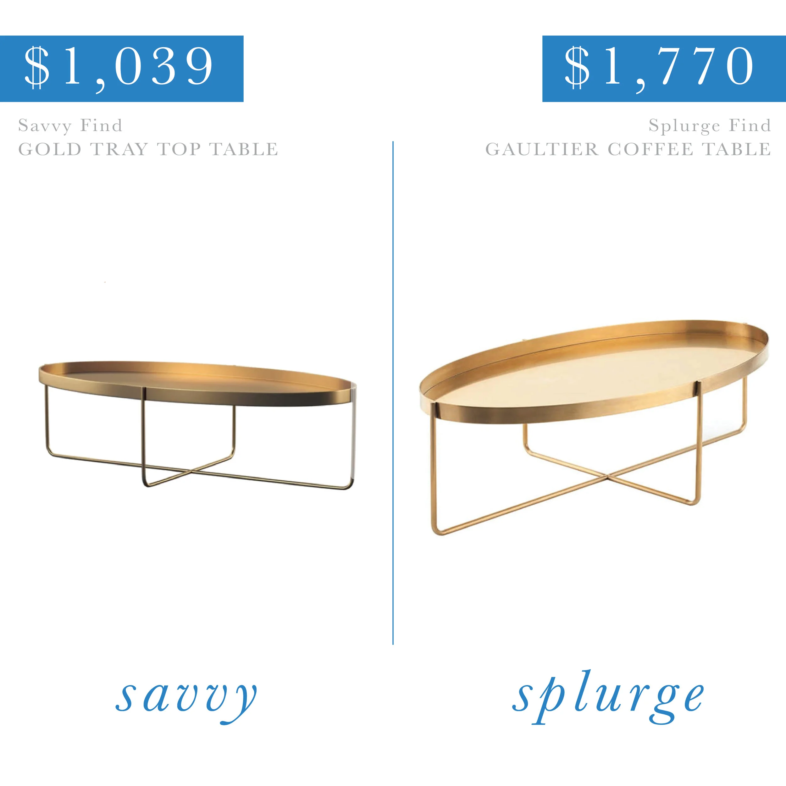 Gold Rope Coffee Table — follow the find