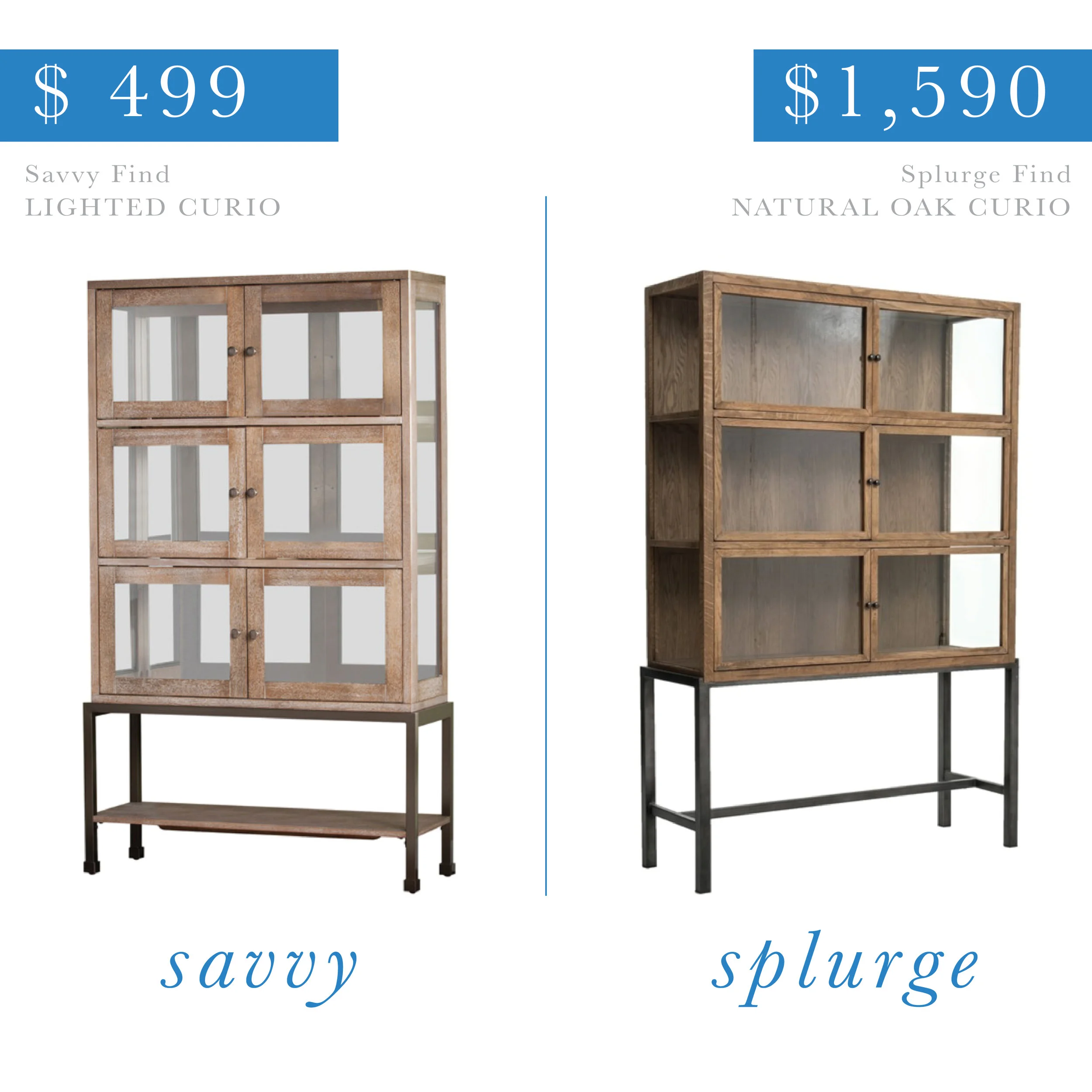 Natural Wood Curio