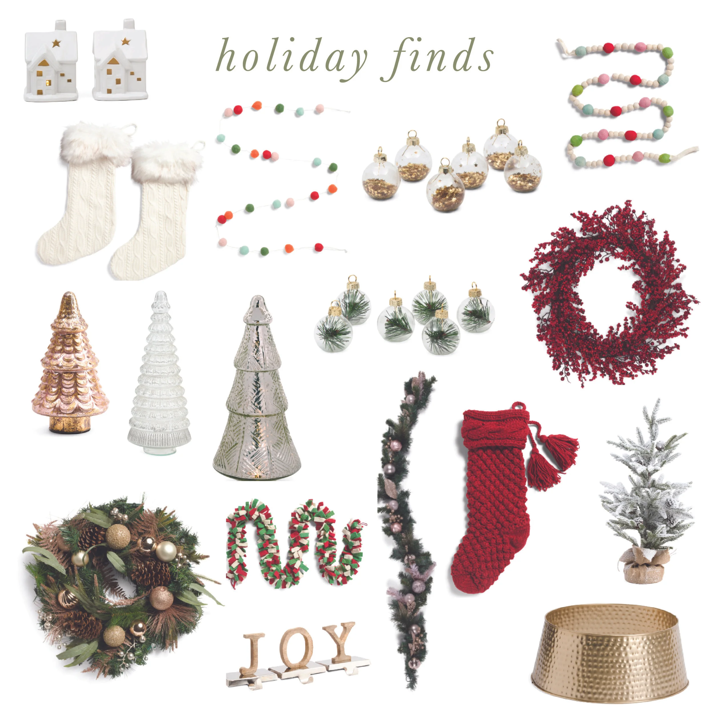 Bonus Finds: Holiday Decor