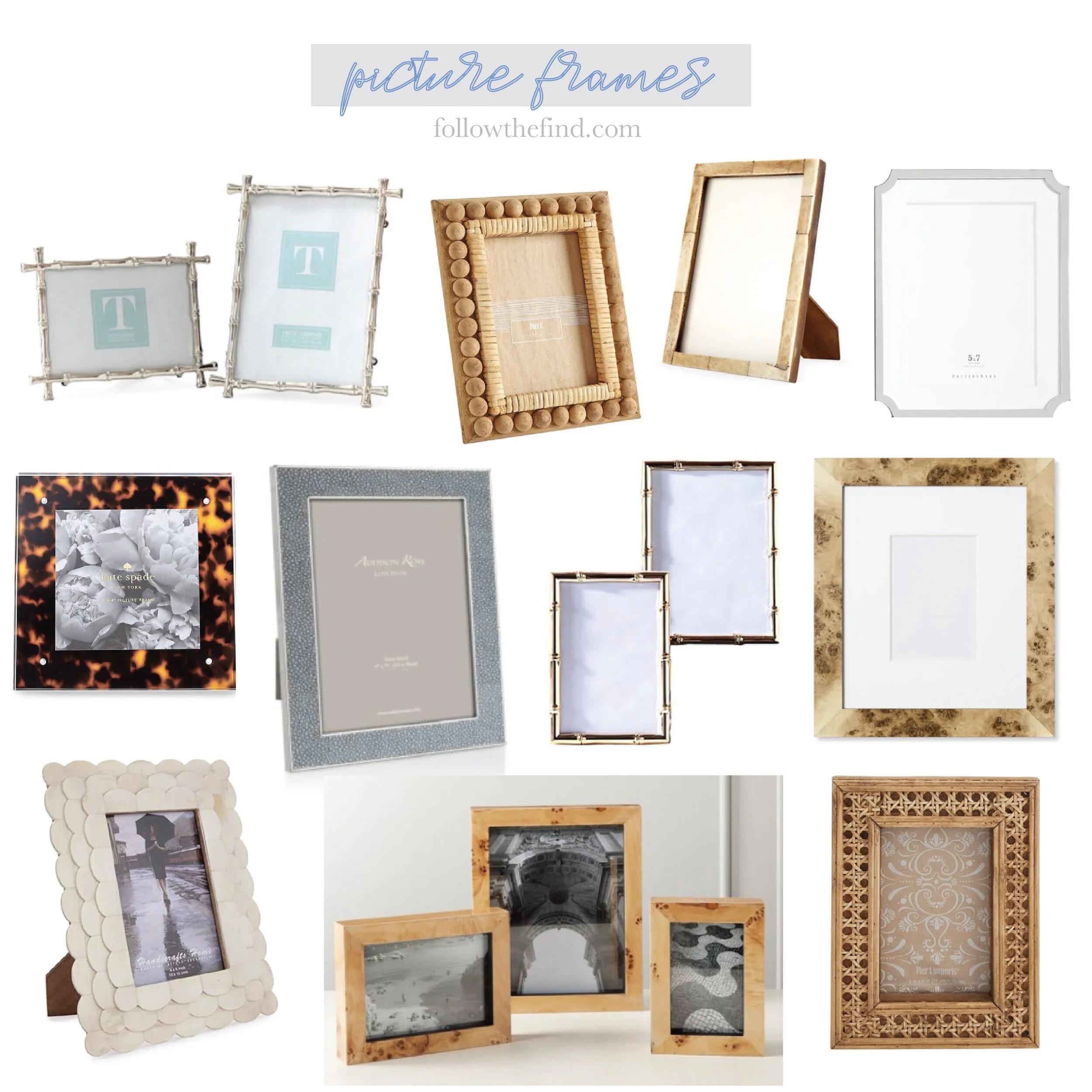 Our Favorite: Picture Frames