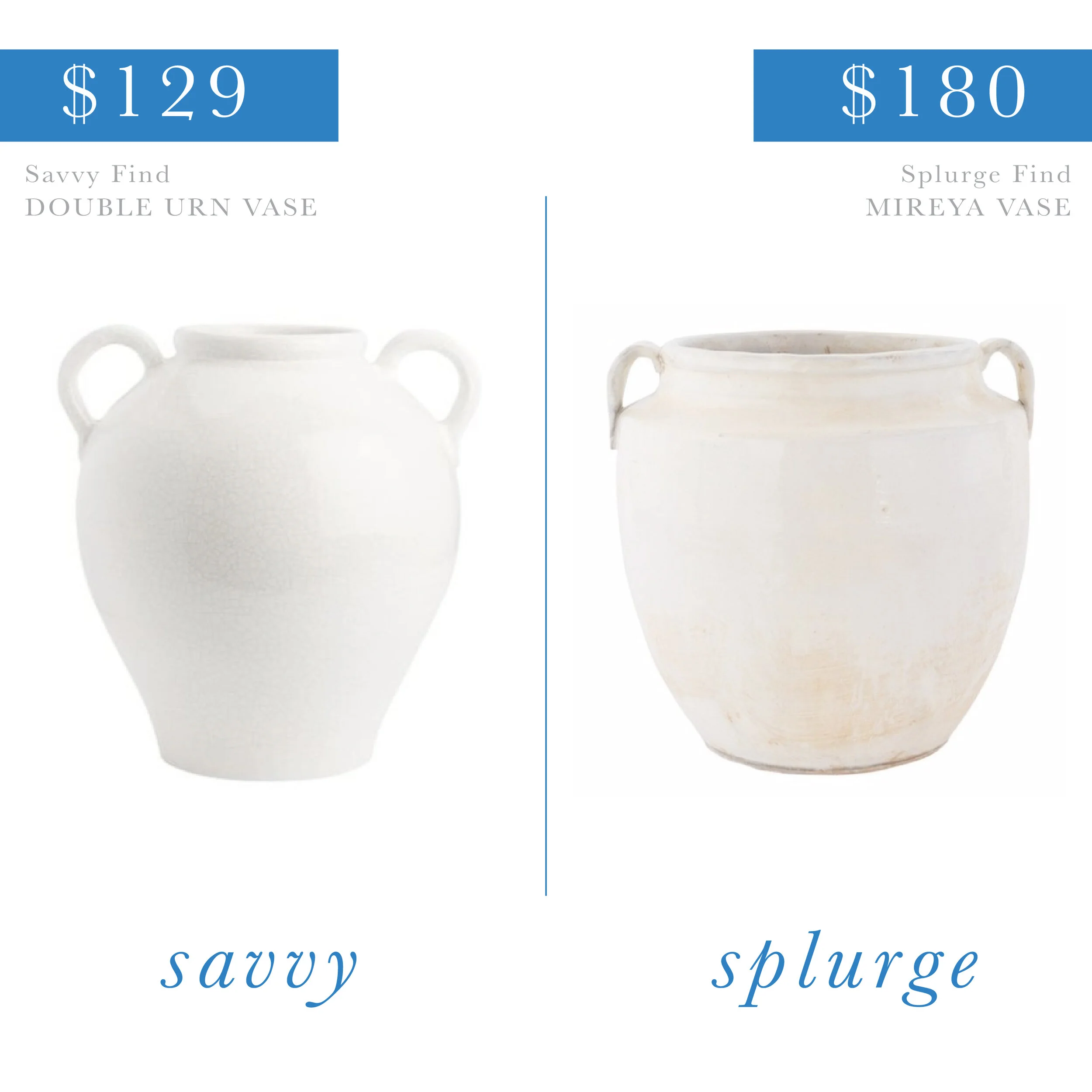 White Urn Vase