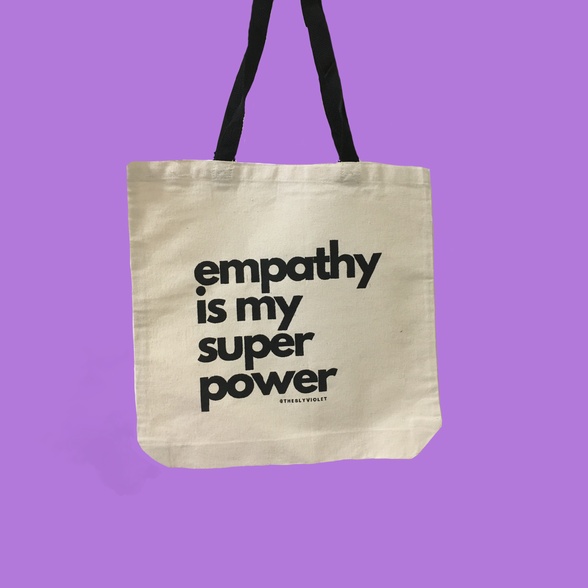 empathy is my super power tote