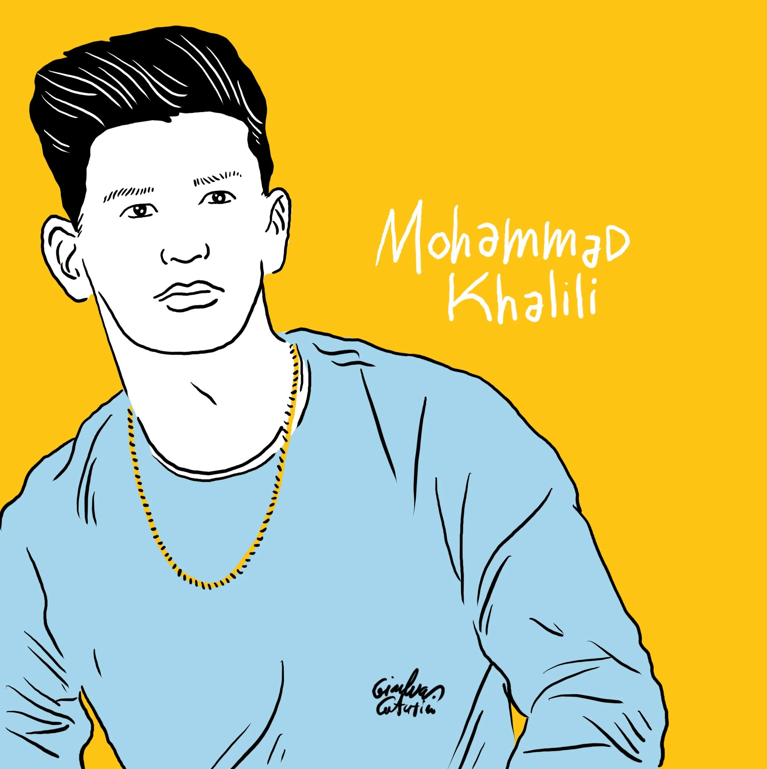 Mohammad Khalili, 21 By Gianluca Costantini