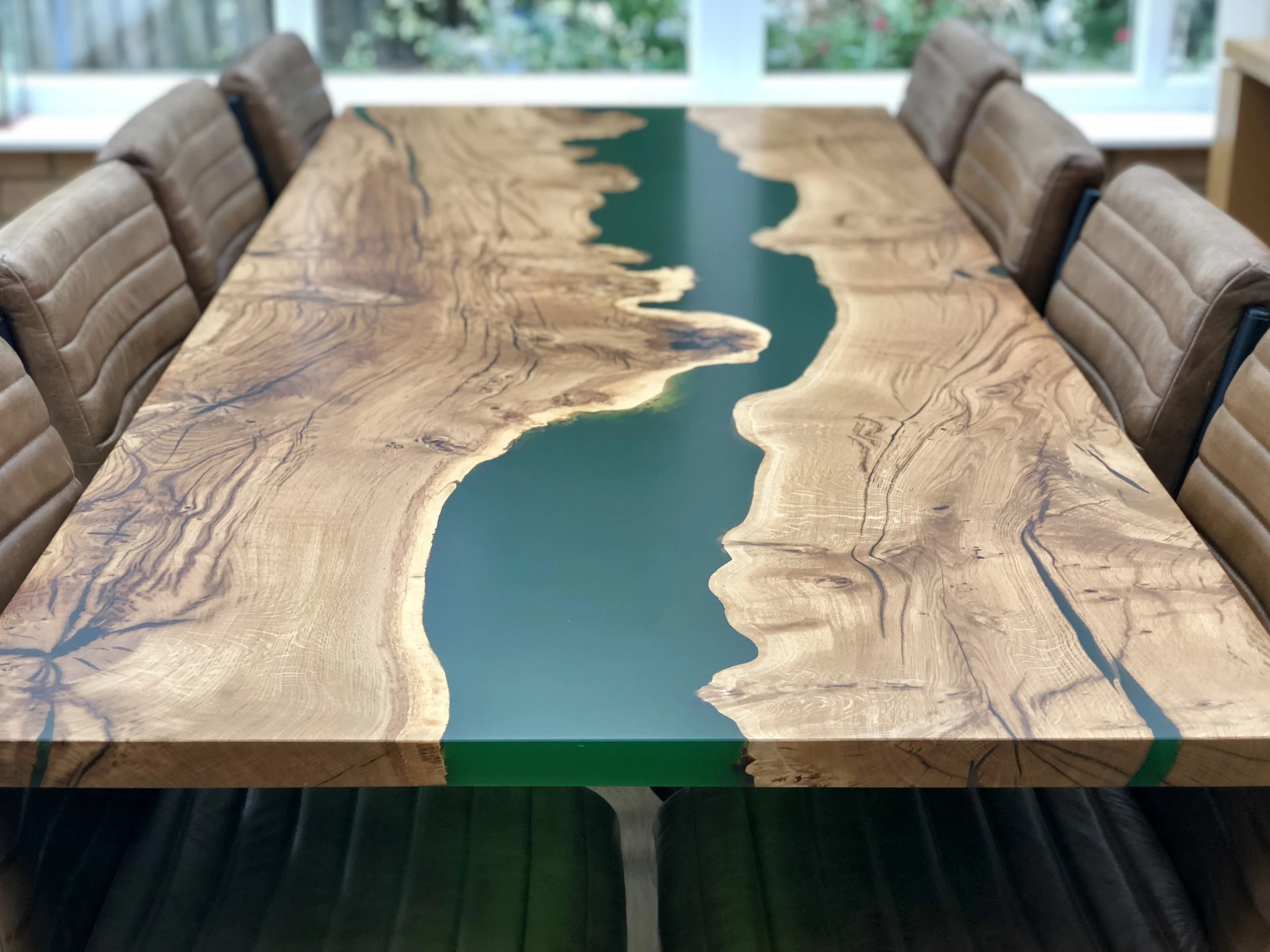 Resin River Dining Table — ROOSO DESIGNS