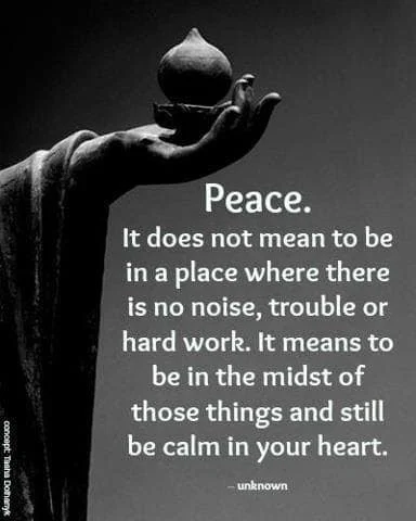 I love this quote. 

I send it to so many of my clients to remind us that we can stay in the quiet centre of the hurricane of everyone else&rsquo;s chaos.

That we can hold the tension of what we want to create without getting sucked into stress.

I 