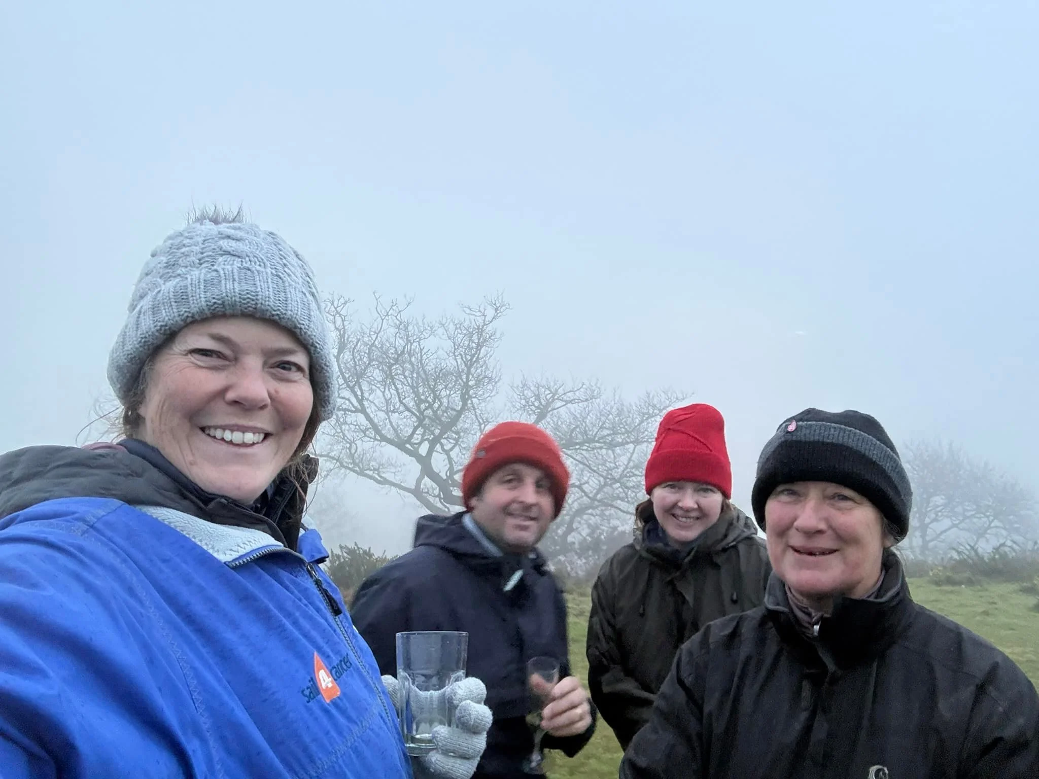 This year for my 50th I celebrated the summer solstice for the first time - seemed rude not to celebrate the winter solstice!

Not a huge amount of sun but we enjoyed the last birthday bottle of Mo&euml;t! 

And warmed ourselves up with tea!! 

Thank