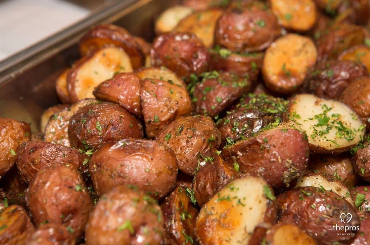 Roasted Potatoes with Butter, Parsley & Garlic