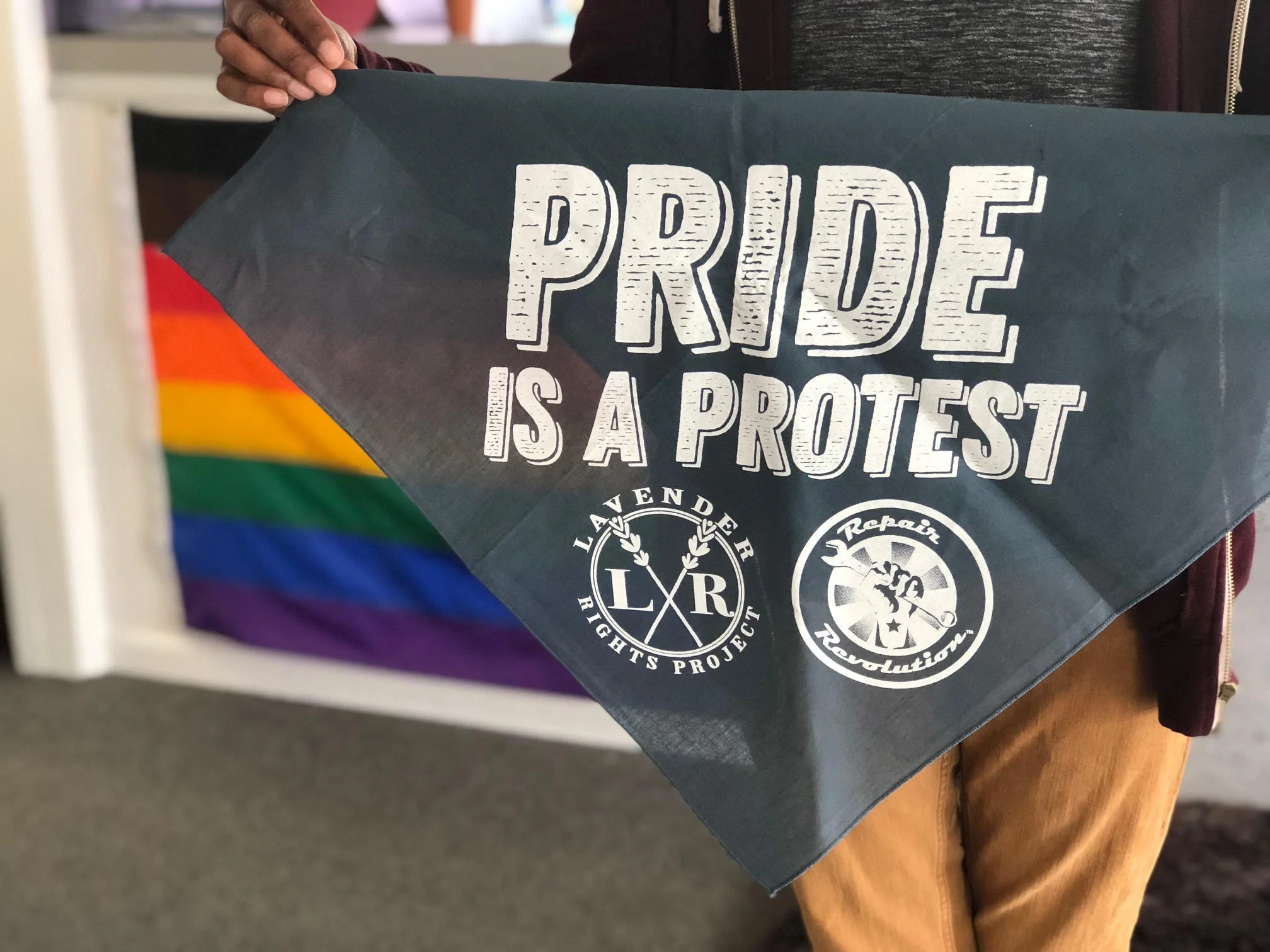 Get Your #PrideIsAProtest Bandana Today