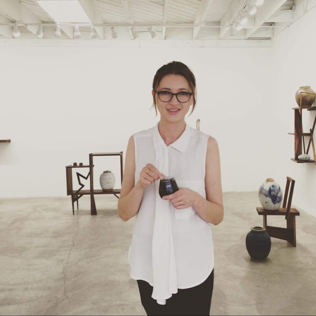 Luana Hildebrandt at Hildebrandt Studio in Culver City, Los Angeles at the opening of "A Door too Low" exhibition featuring Shoshi Kanokohata and Taidgh O’Neill