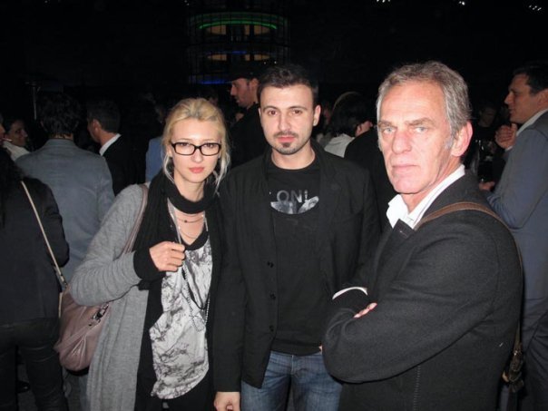 Luana Hildebrandt, Adrian Ghenie and Mihai Nicodim in Los Angeles, 2009