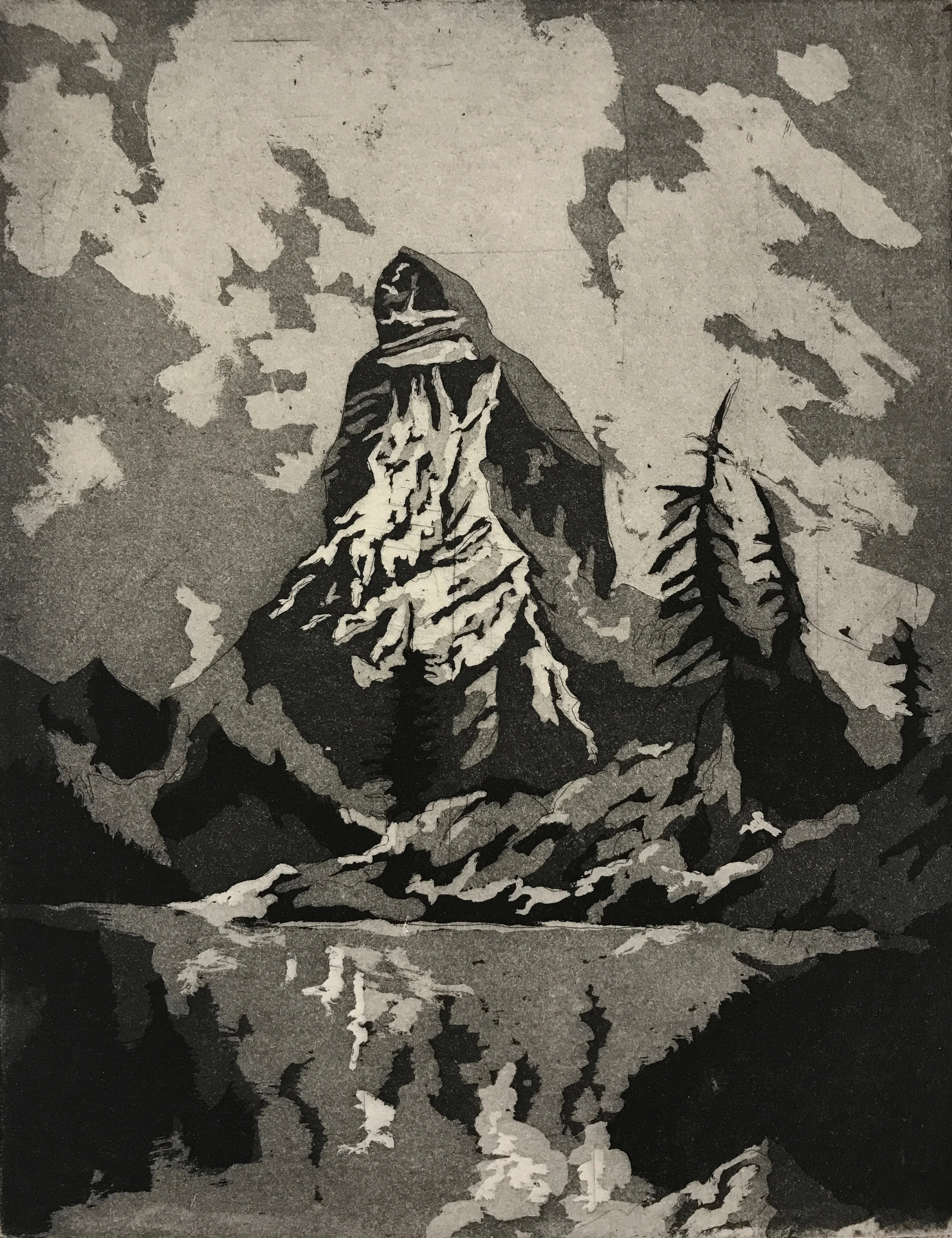 Aquatint etching 14 x 18 cm, 2018