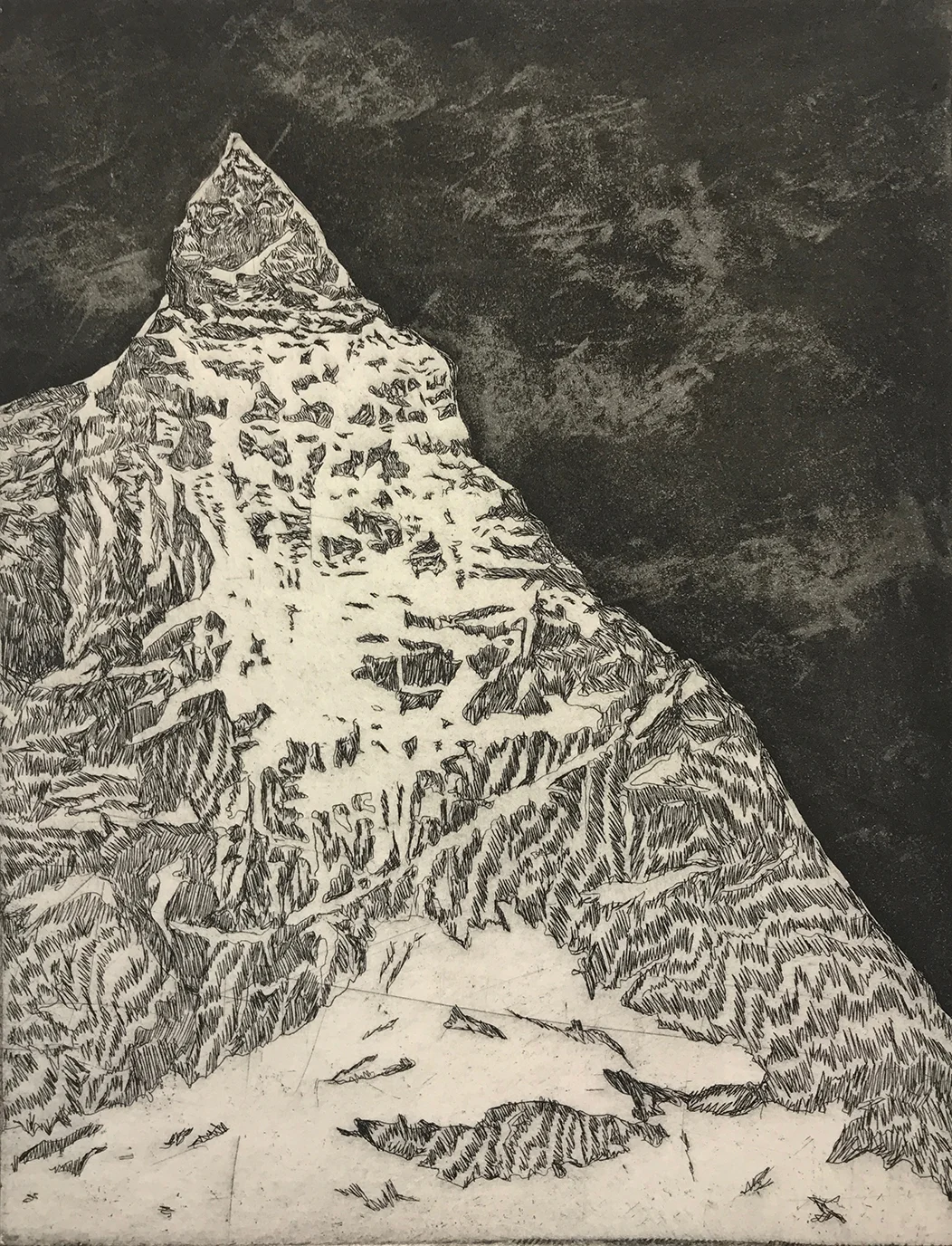 Etching 13.8 x 17.9, 2018