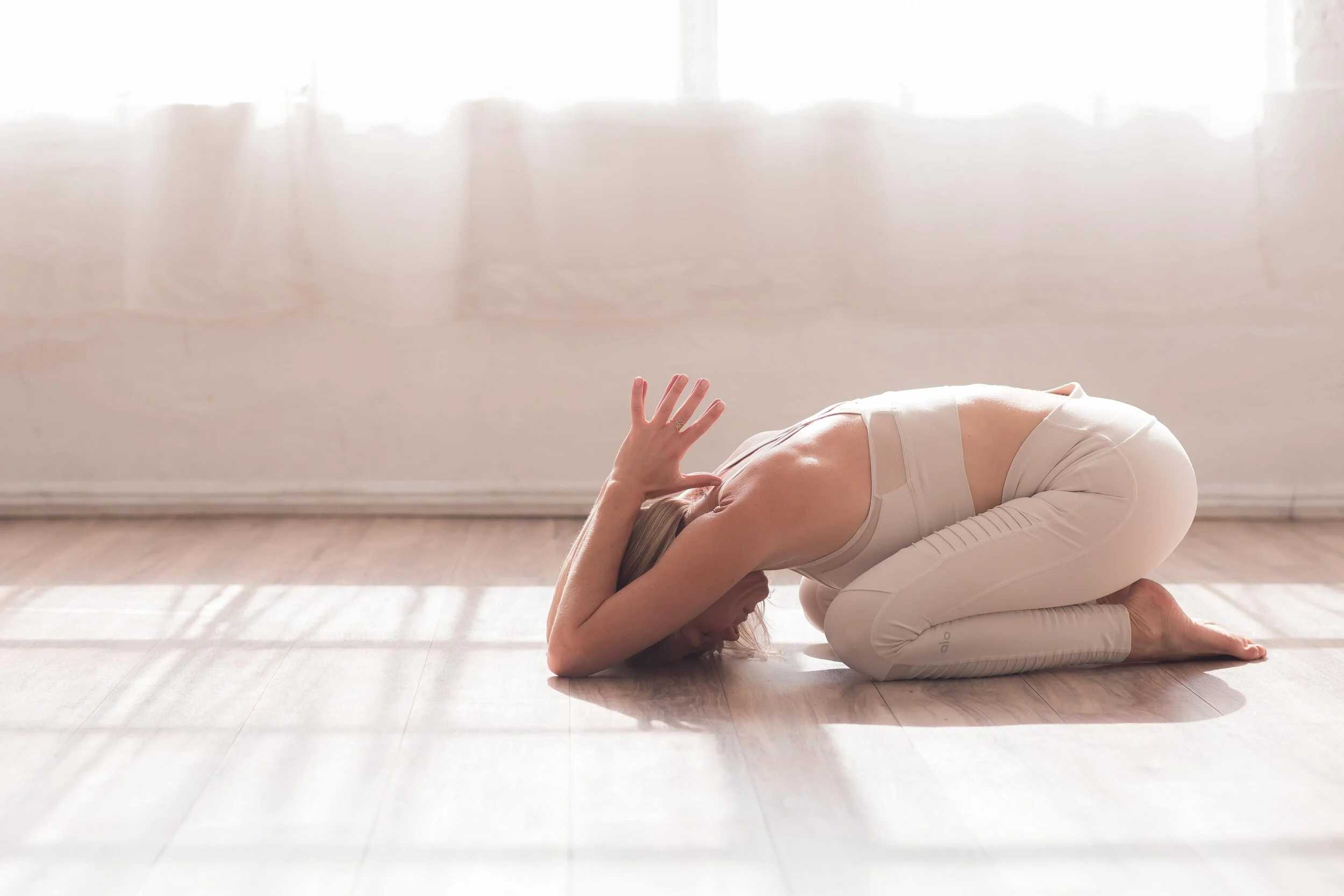 Yoga Studio Photoshoot natural light LA