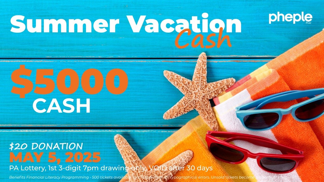 Summer Vacation Cash Raffle Ticket Now on Sale! 