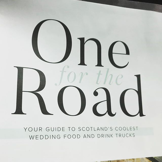 Anyone who&rsquo;s picked up the new Spring edition of @swdmagazine will come across a very familiar wee van 😍 We were delighted to be asked to feature in the Scotlands coolest food and drinks trucks article 🥂 The Wee Dram Van (and its candyoss Pro