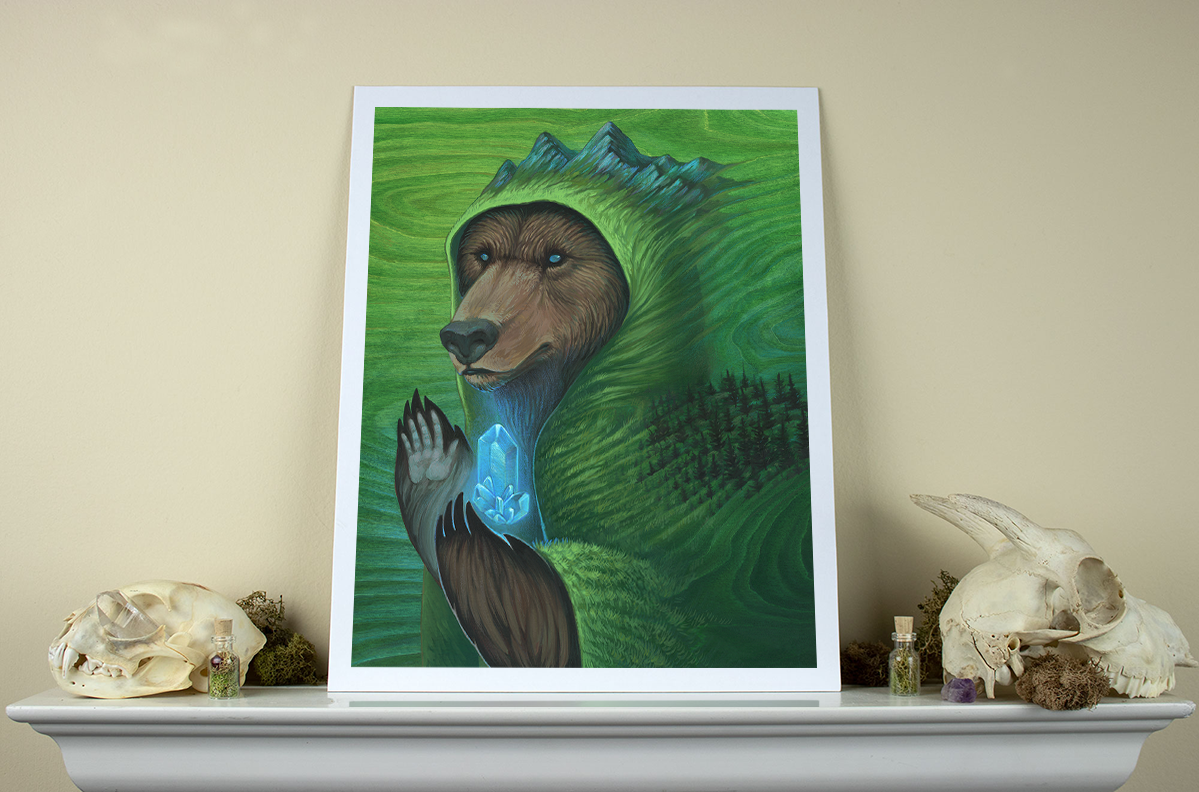 Hermit 11x14 Paper Print - Shelf 1.png