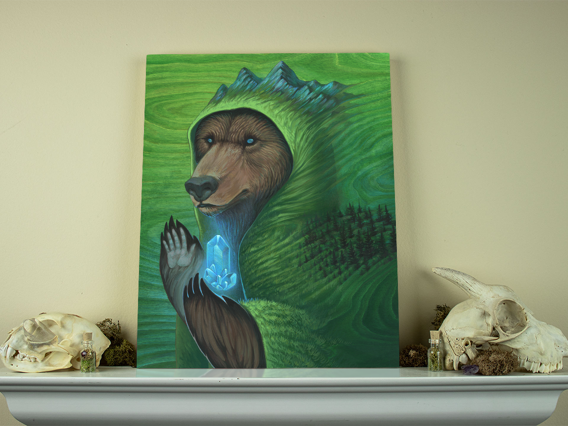 Hermit 11x14 Print on Wood - Shelf 1.png