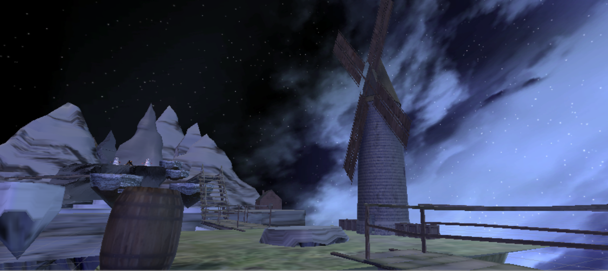  While applying to FIEA as a level designer, I was required to build one as part of an application assignment. I wanted to create an overworld hub in Unity for a celestial 3D action platformer, where a player could walk around and enter a larger leve