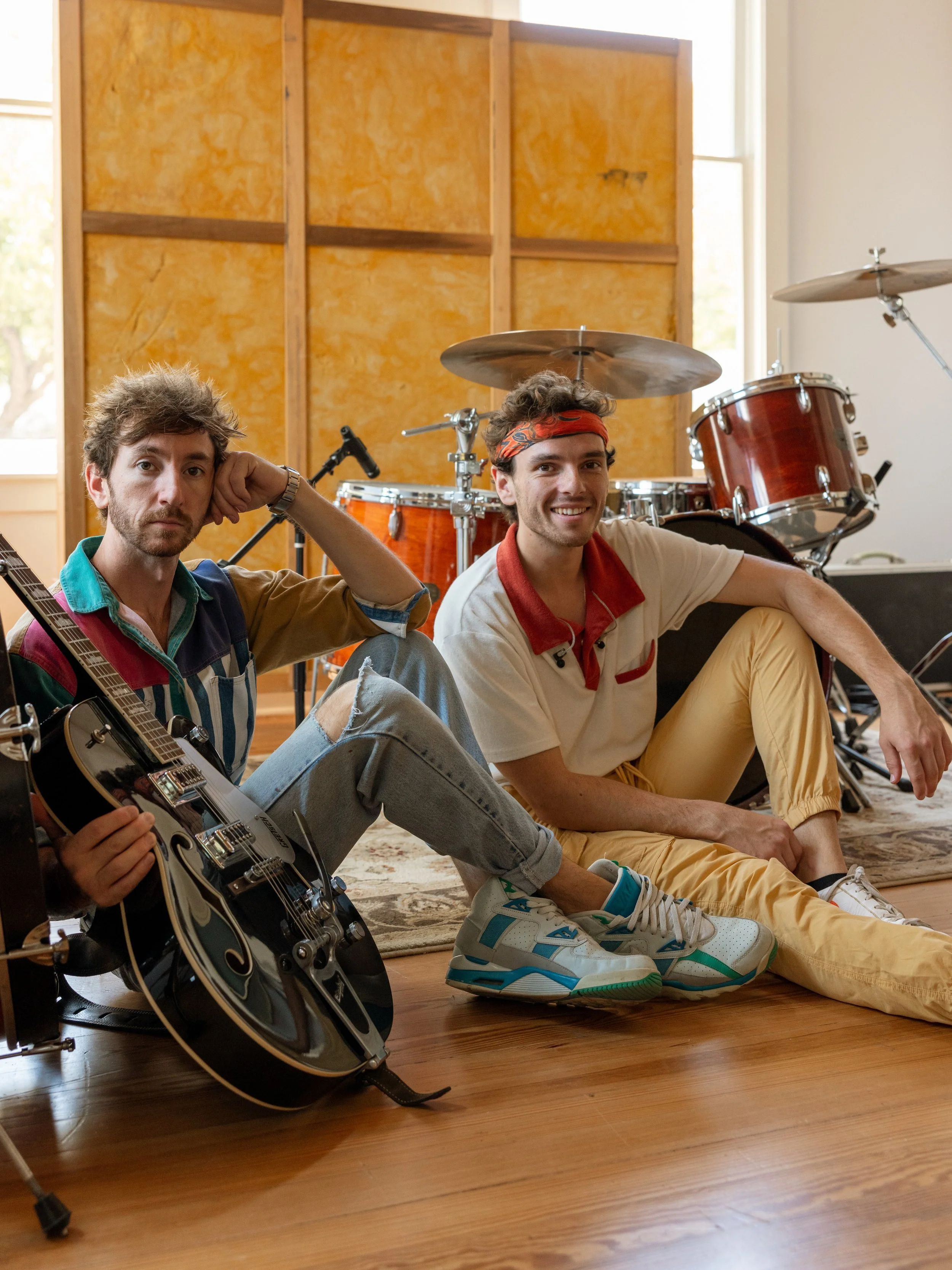 Ezra and Beecher Proch of Willow City at Greenhouse Studios taken by Dylan Depaul