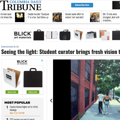 COLUMBIA DAILY TRIBUNE DECEMBER 2017 Review of the group show As Is, Sager Braudis Gallery View More