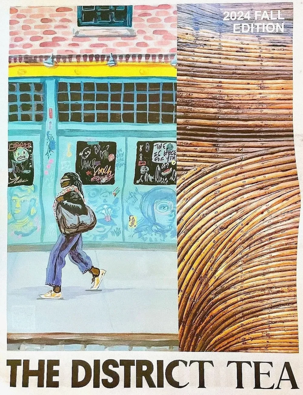 <b>MEATPACKING BID</b><br>Cover Illustration<br>The District Tea, Fall Edition<br>Sept 2024