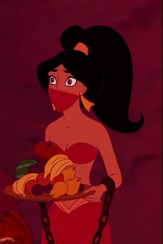 The scene with Princess Jasmine in Aladdin could be a factor for some of your shackle and gags fetishes!