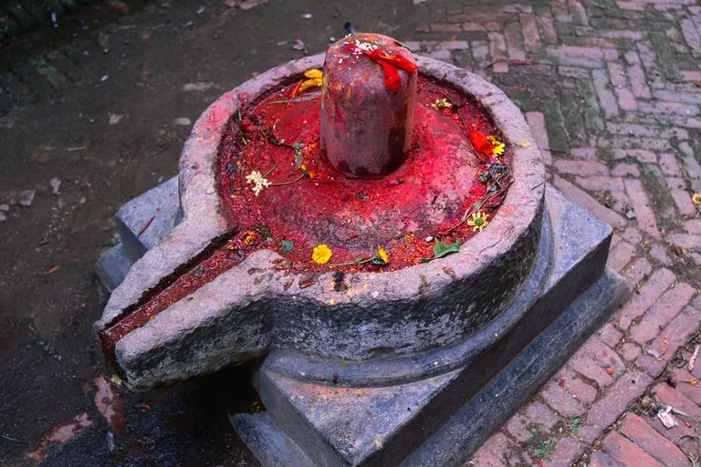 The Shiva Linga is a major symbol within the Tantric practice, where it involves both the Yoni/Flower and the Lingam/Stem in its structure.