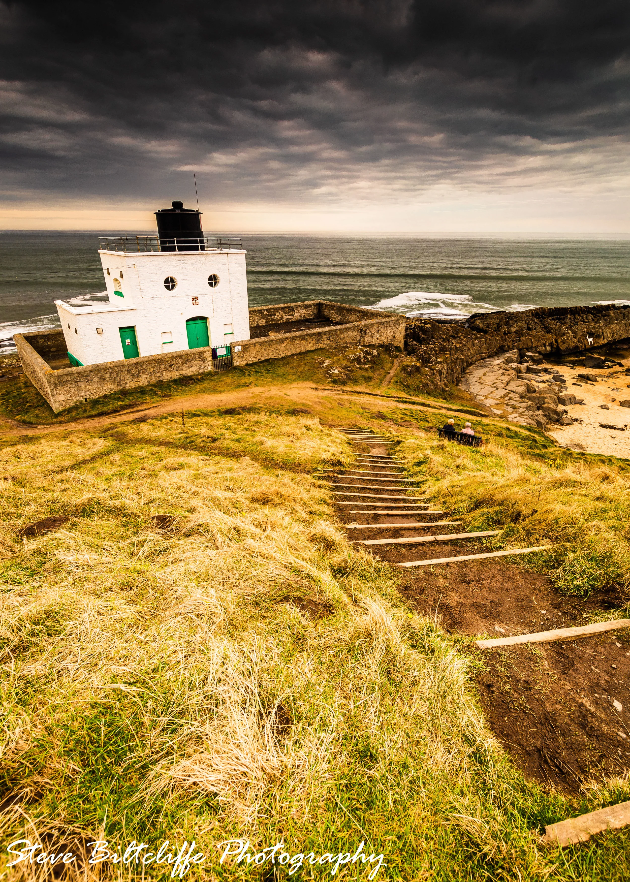 Bamburgh - The lighthouse that is always so shocked to see you