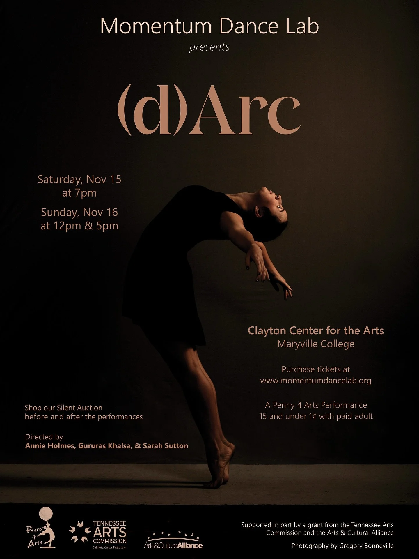 Show day ONE is happening TONIGHT! 7:00pm at Clayton Center for the Arts Maryville College. Tickets in Linktree, or you can buy them at the door!