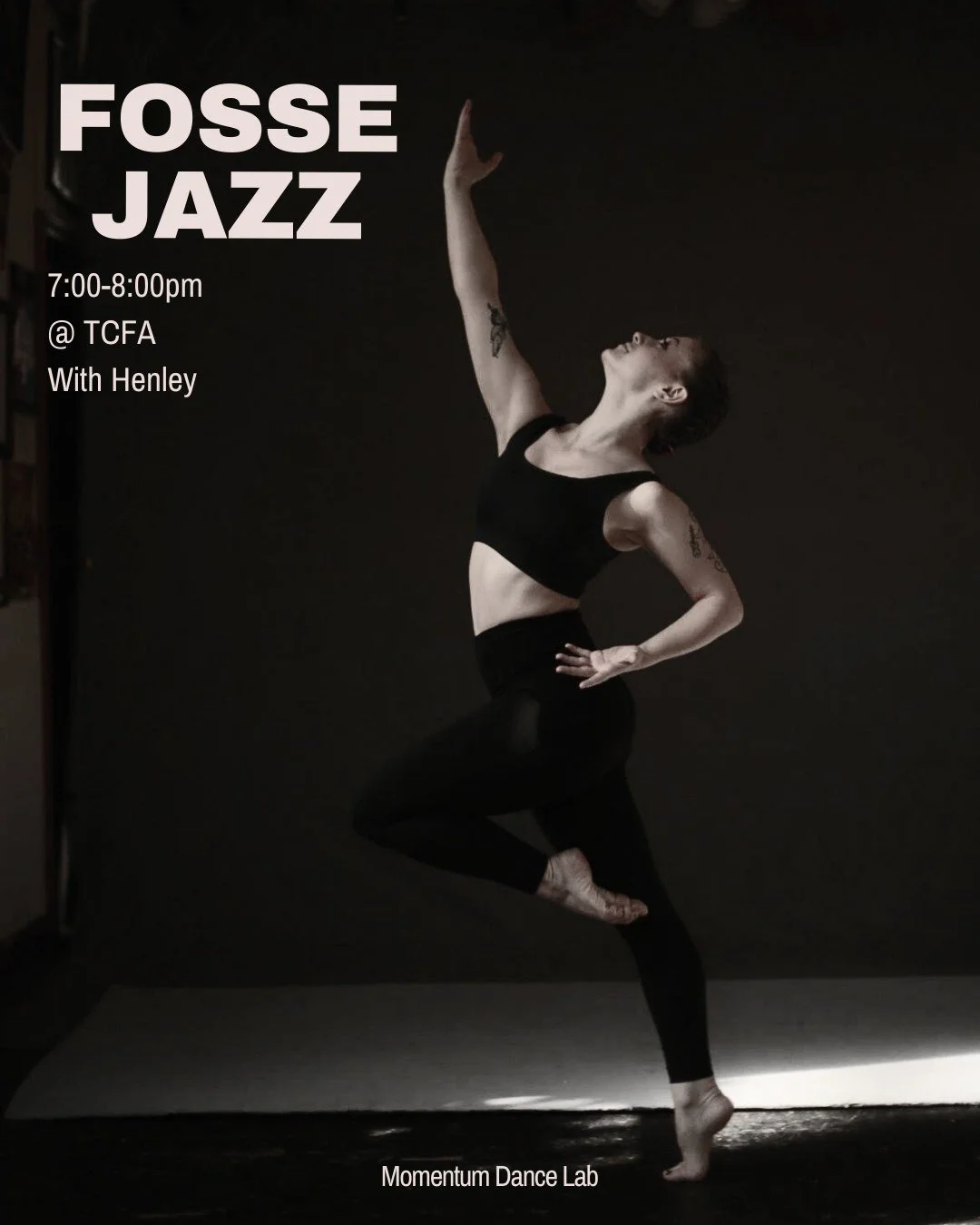 Join us tonight for Fosse Jazz with Henley! 7:00-8:00 PM Monday at the Tennessee Conservatory of Fine Arts.