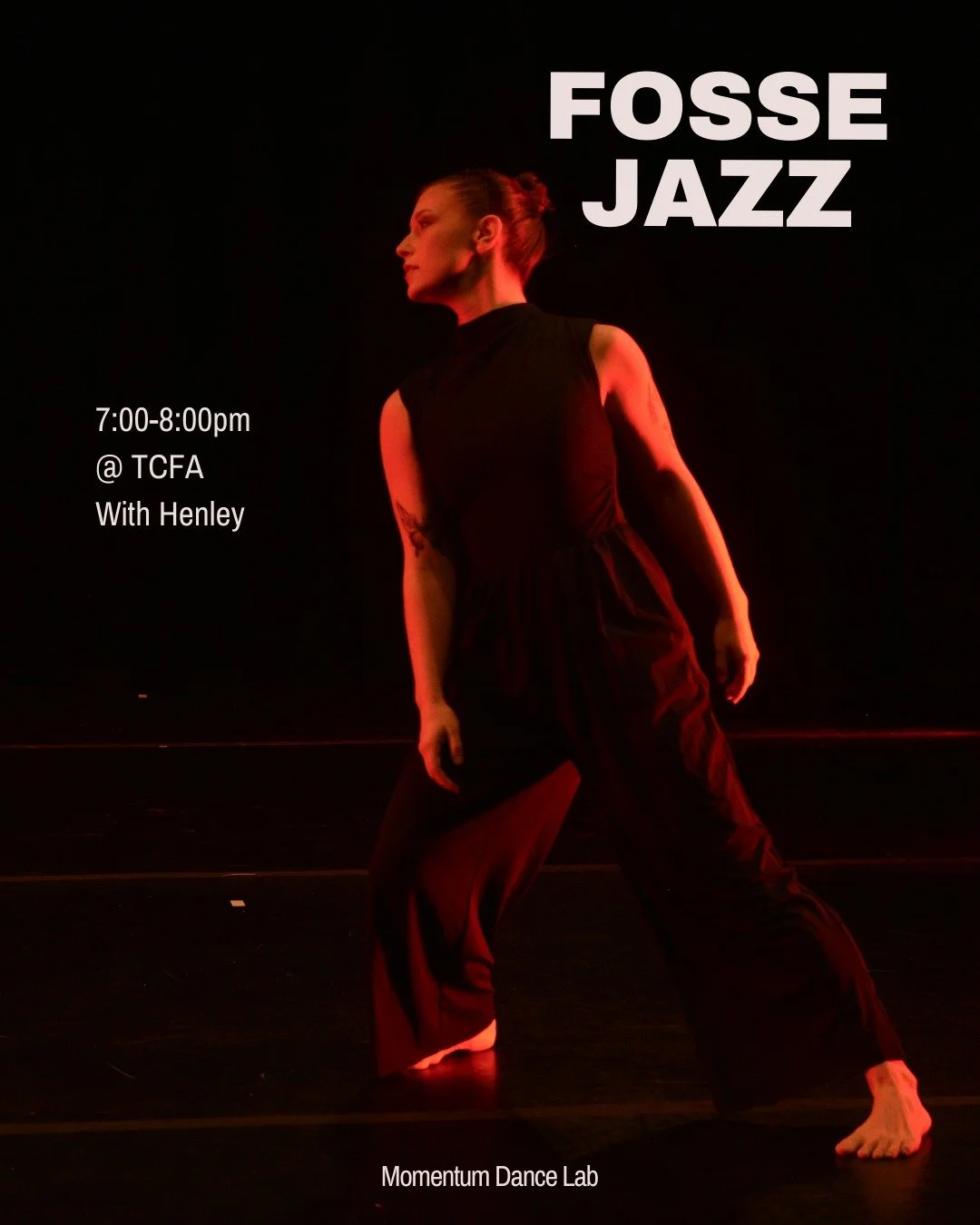 Join us tonight for Fosse Jazz with Henley! 7:00-8:00 PM Monday at the Tennessee Conservatory of Fine Arts.