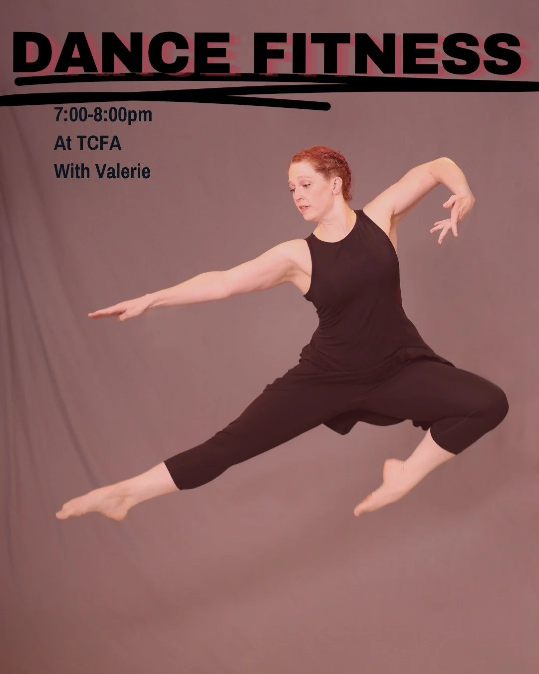 Join us tonight for a Dance Fitness Class with Valerie 7:00-8:00 PM Monday at the Tennessee Conservatory of Fine Arts.
This class is a high-cardio dance fitness format, and Valerie will break down each routine, so you have a better understanding befo