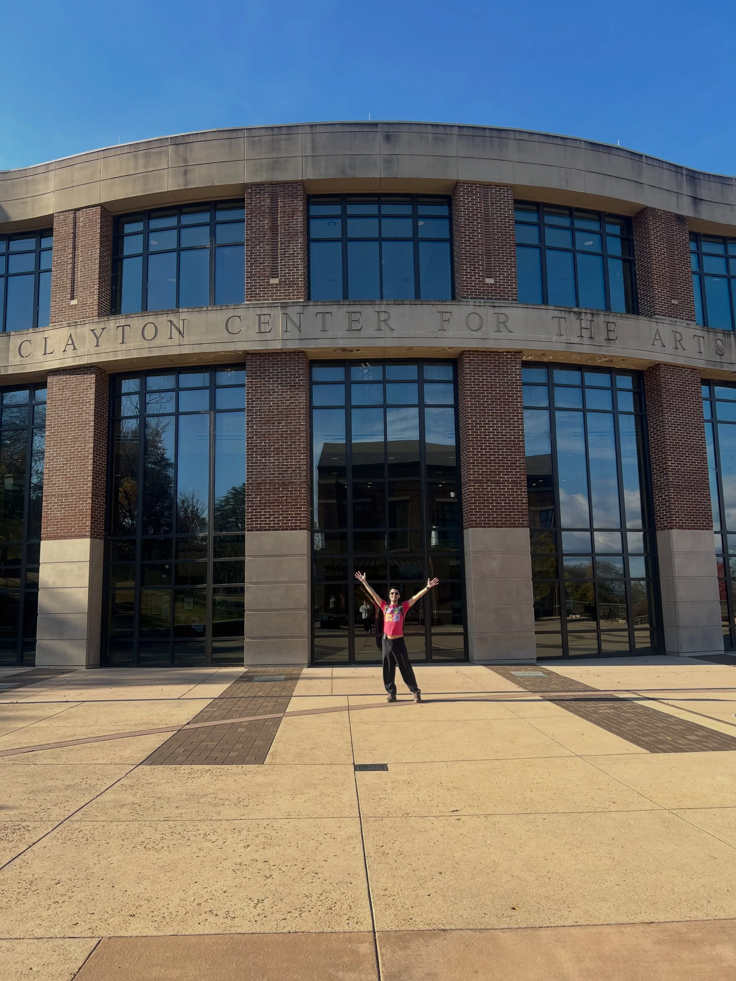 We want to give a special thanks to our performance venue this year: The Clayton Center for the Performing Arts in Maryville, TN. 
We had such a beautiful show last year on their stage and are looking forward to dancing there again this year! 

🗺️ D