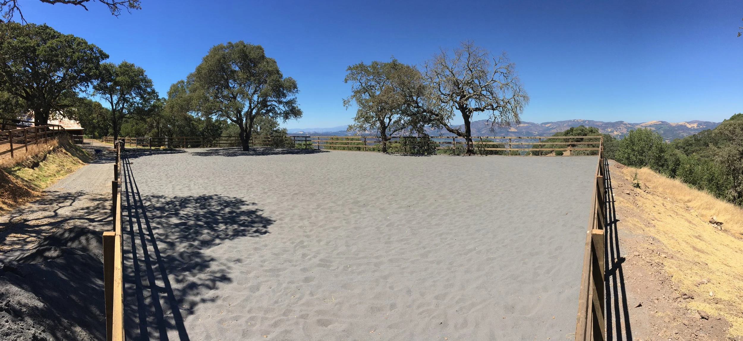 Completed Riding Area
