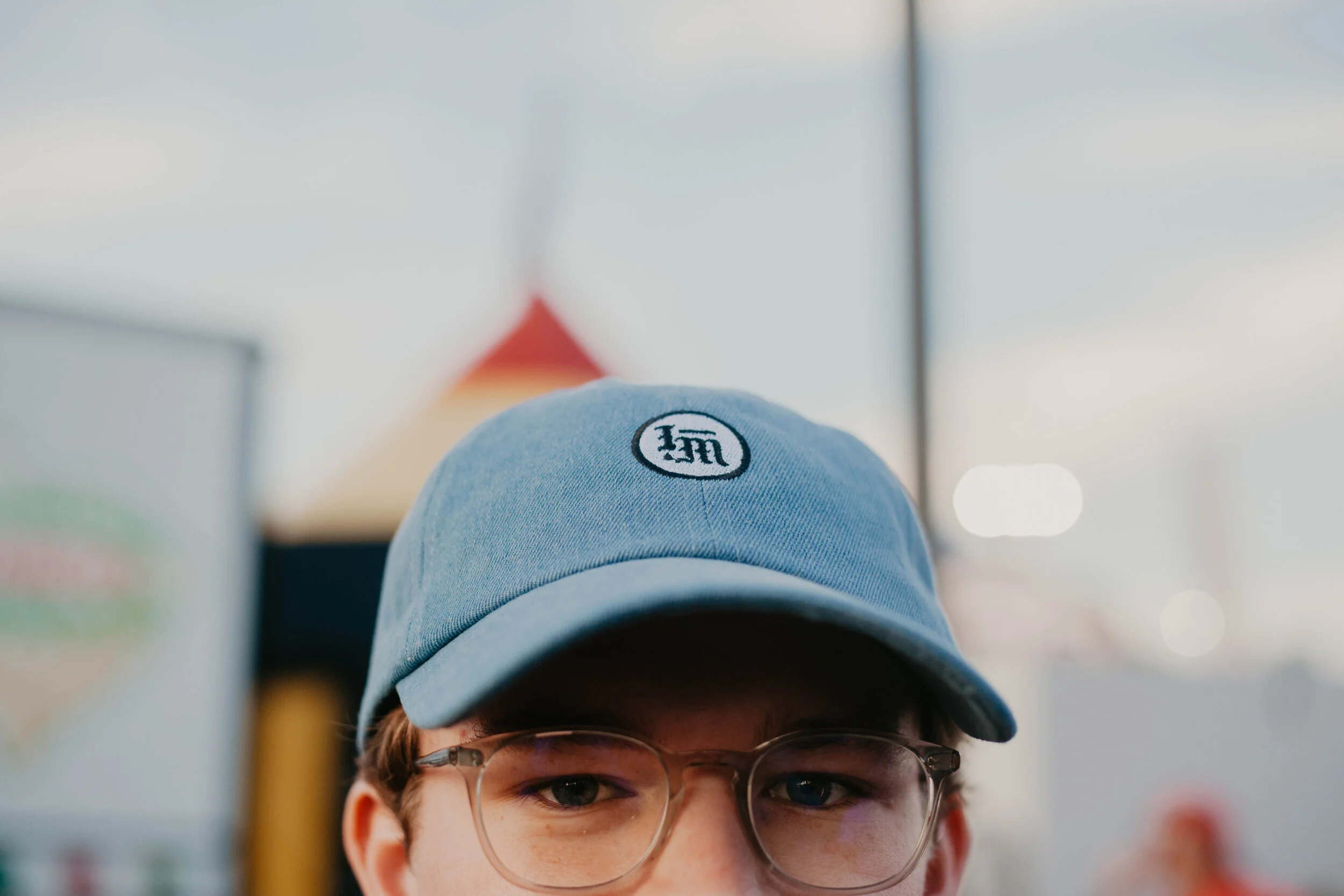 denim dad hat