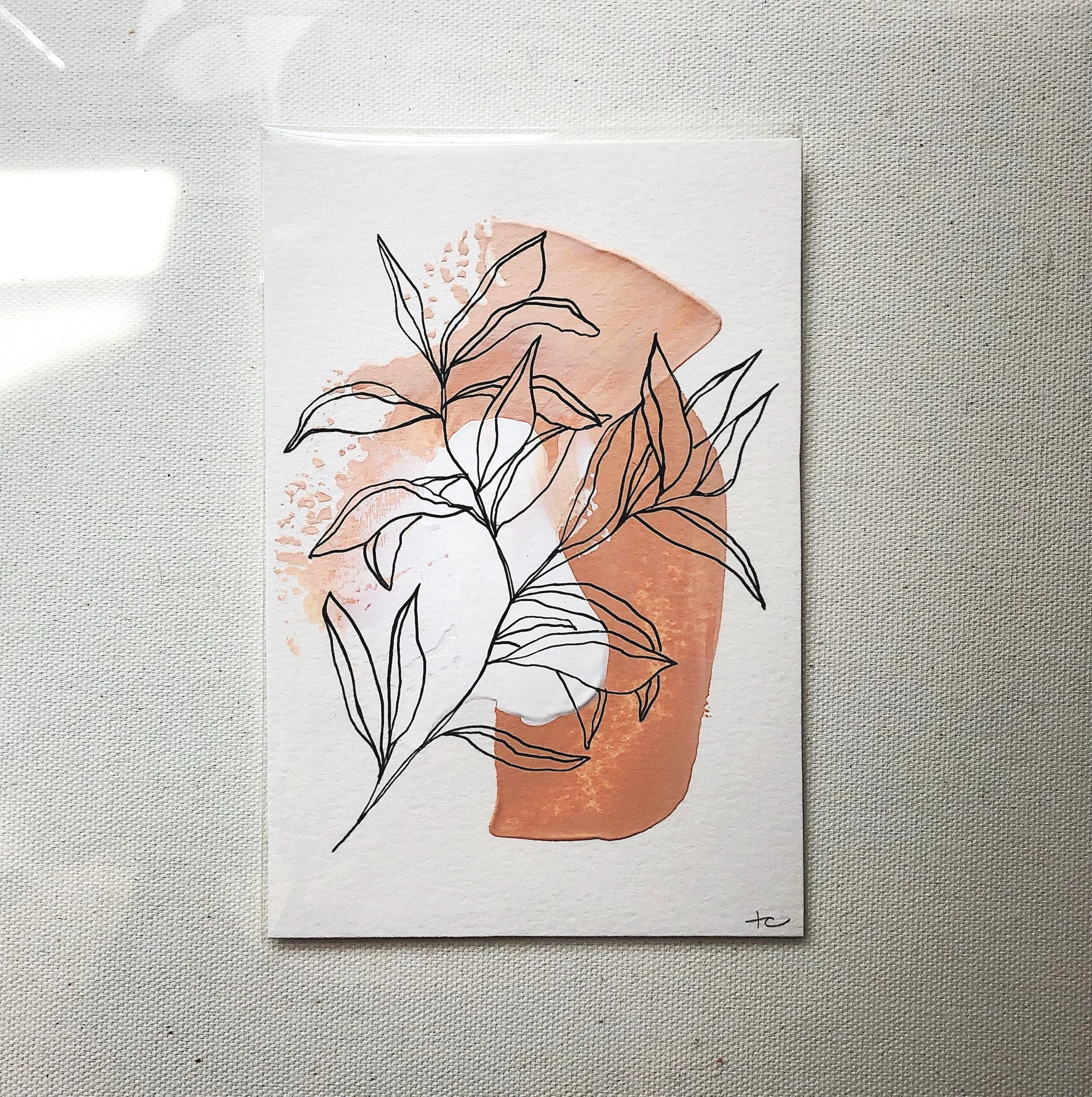 03 - SOLD original artwork dimensions: 4” x 6” pen & acrylic on paper