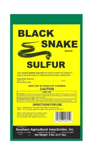 Black Snake Sulfur - 5 lb