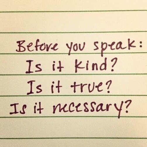 Think before you speak. 💭 #thinkaboutitthursday #calltoaction #beginwiththeendinmind #stopandthink #dontreact #innerpeace #peace #takefive #seethegood #ceasetheday #marthabecklifecoach #turtlesteps #smallchangesbigresults #smallchanges #inspiration 