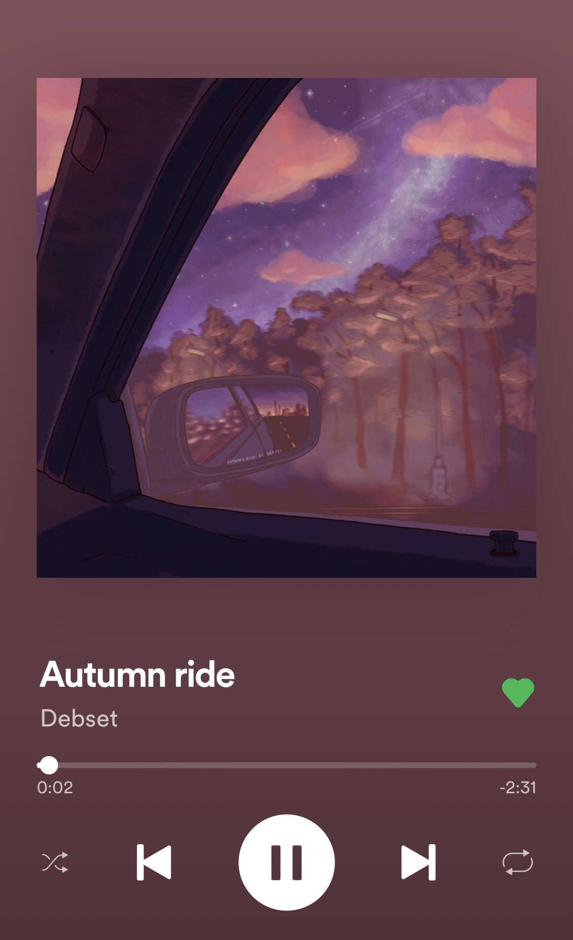 'Autumn ride' - Debset