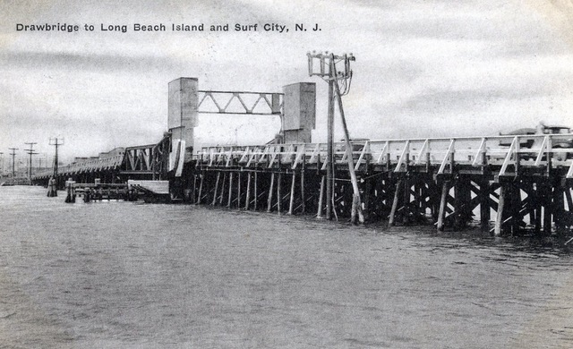 Our Old Causeway Steak & Oyster House is a nod to the “Old Causeway Inn” named for the original bridge from Manahawkin to LBI. Photo courtesy of New Jersey Maritime Museum.