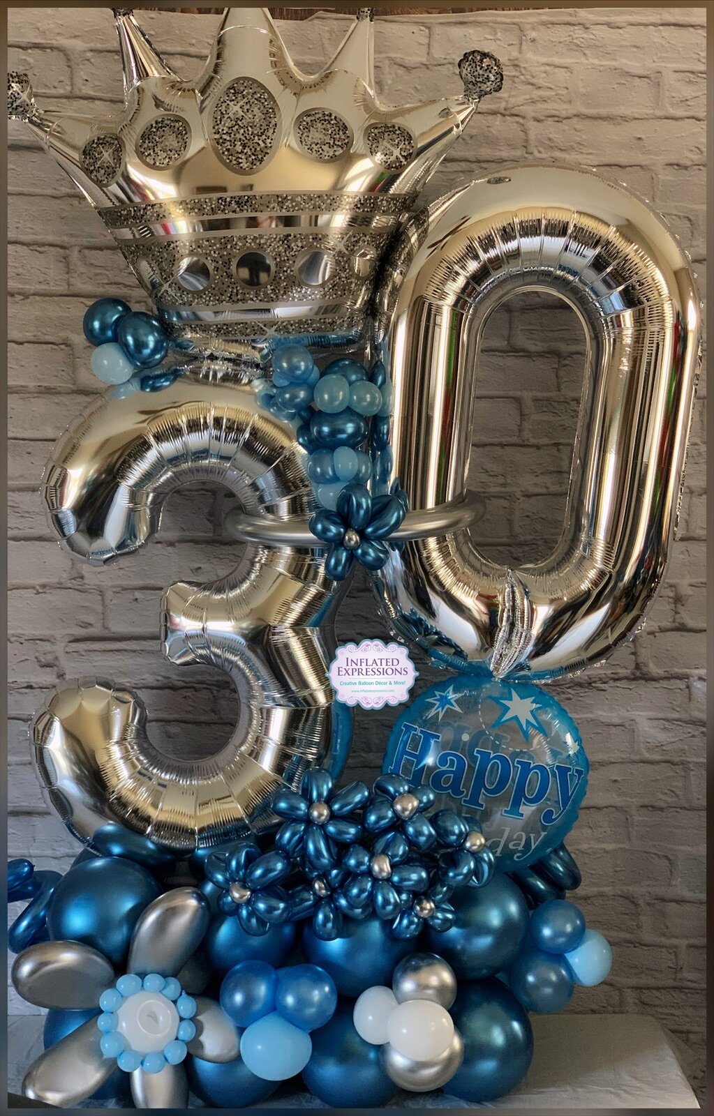 Birthday For a Queen Balloon Bouquet — Inflated Expressions, LLC