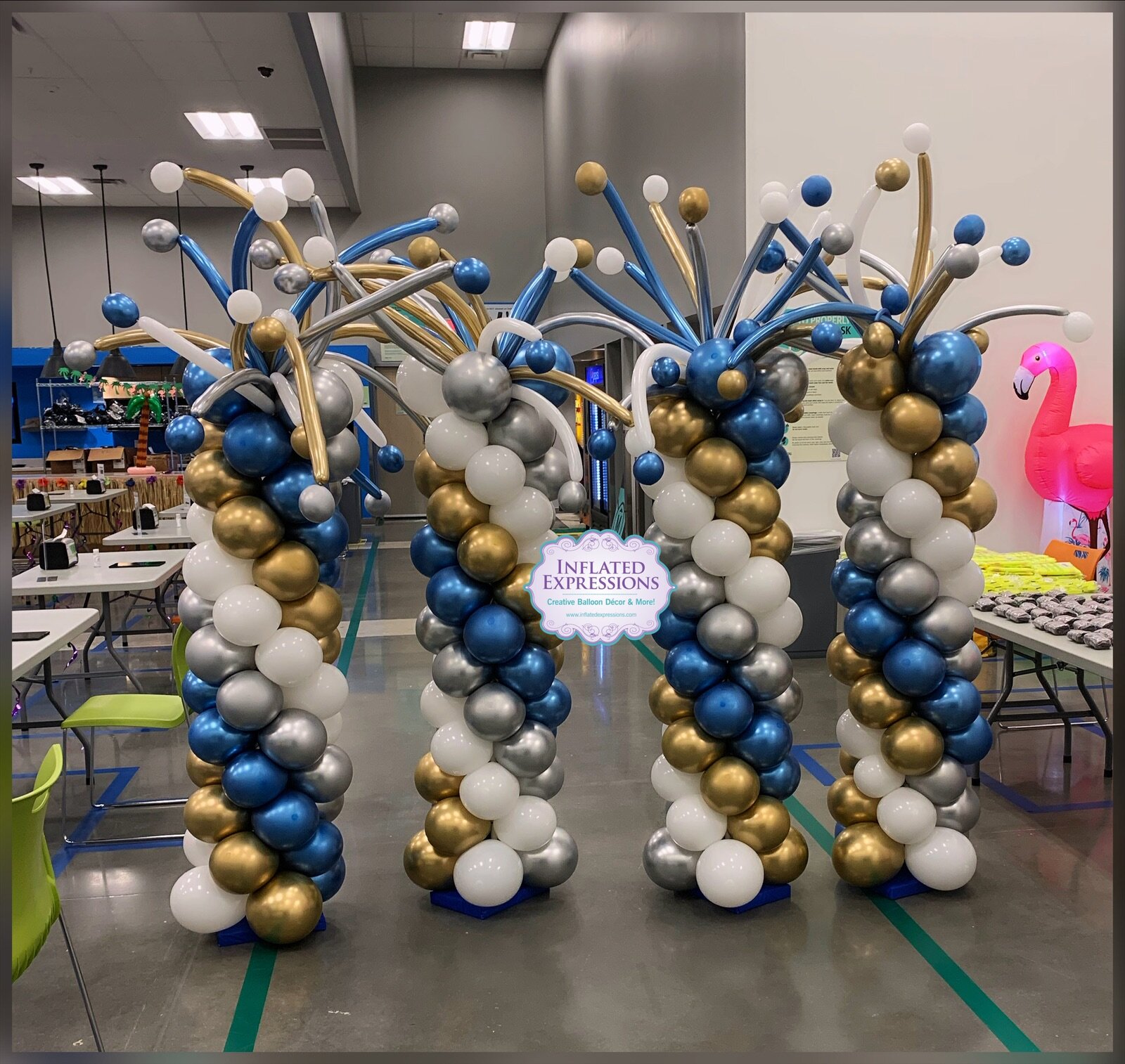 Crown Balloon Column — Inflated Expressions, LLC