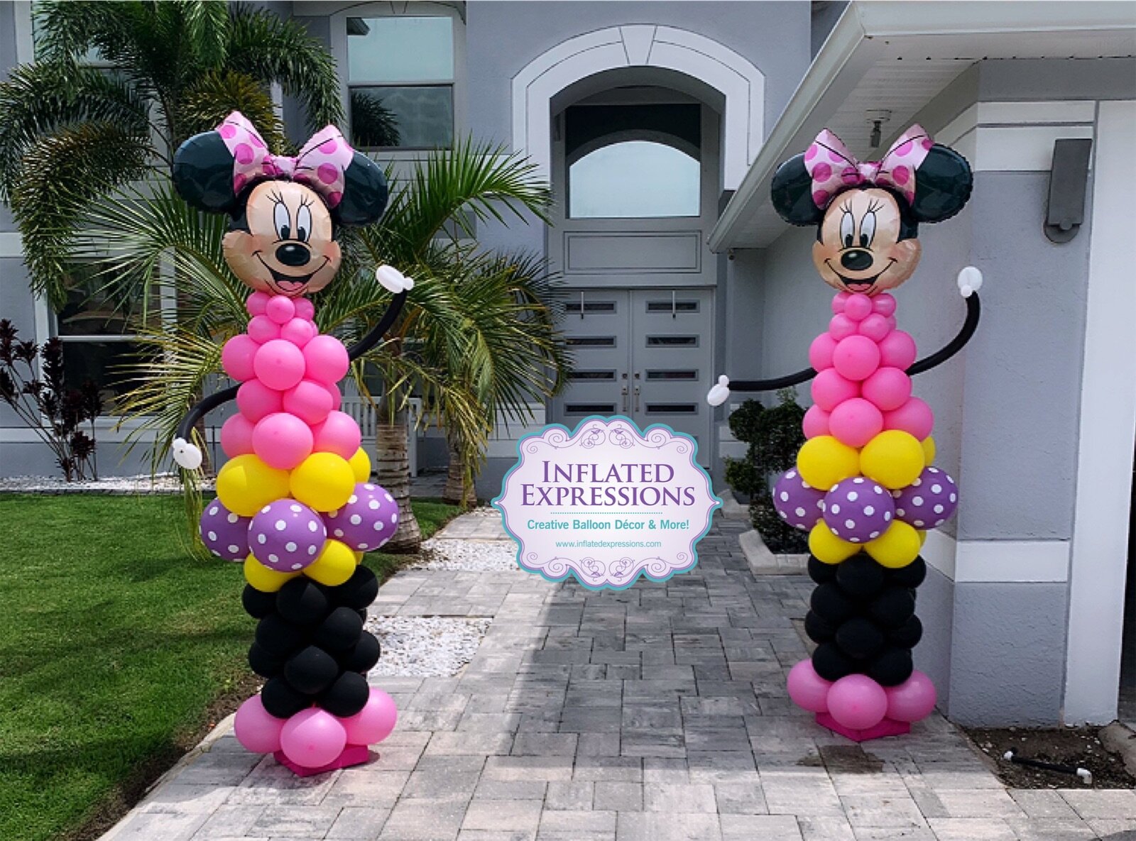 Brullen overhandigen Verbazing Minnie Mouse Balloon Column — Inflated Expressions, LLC