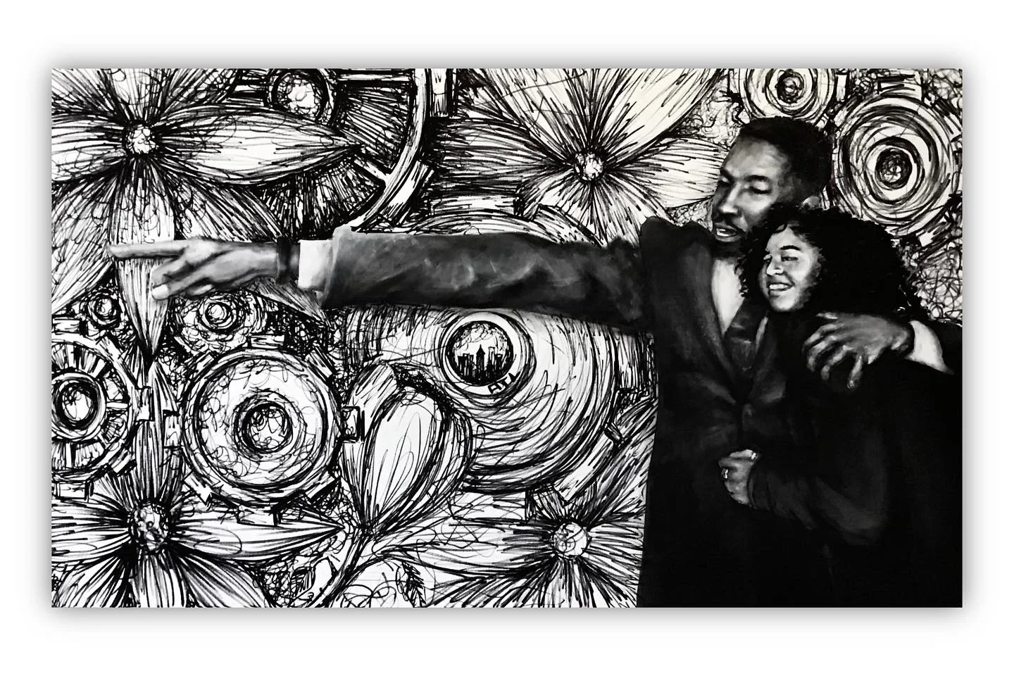 Mayor of Atlanta,m, Andre Dickens, and Bailey Dickens.