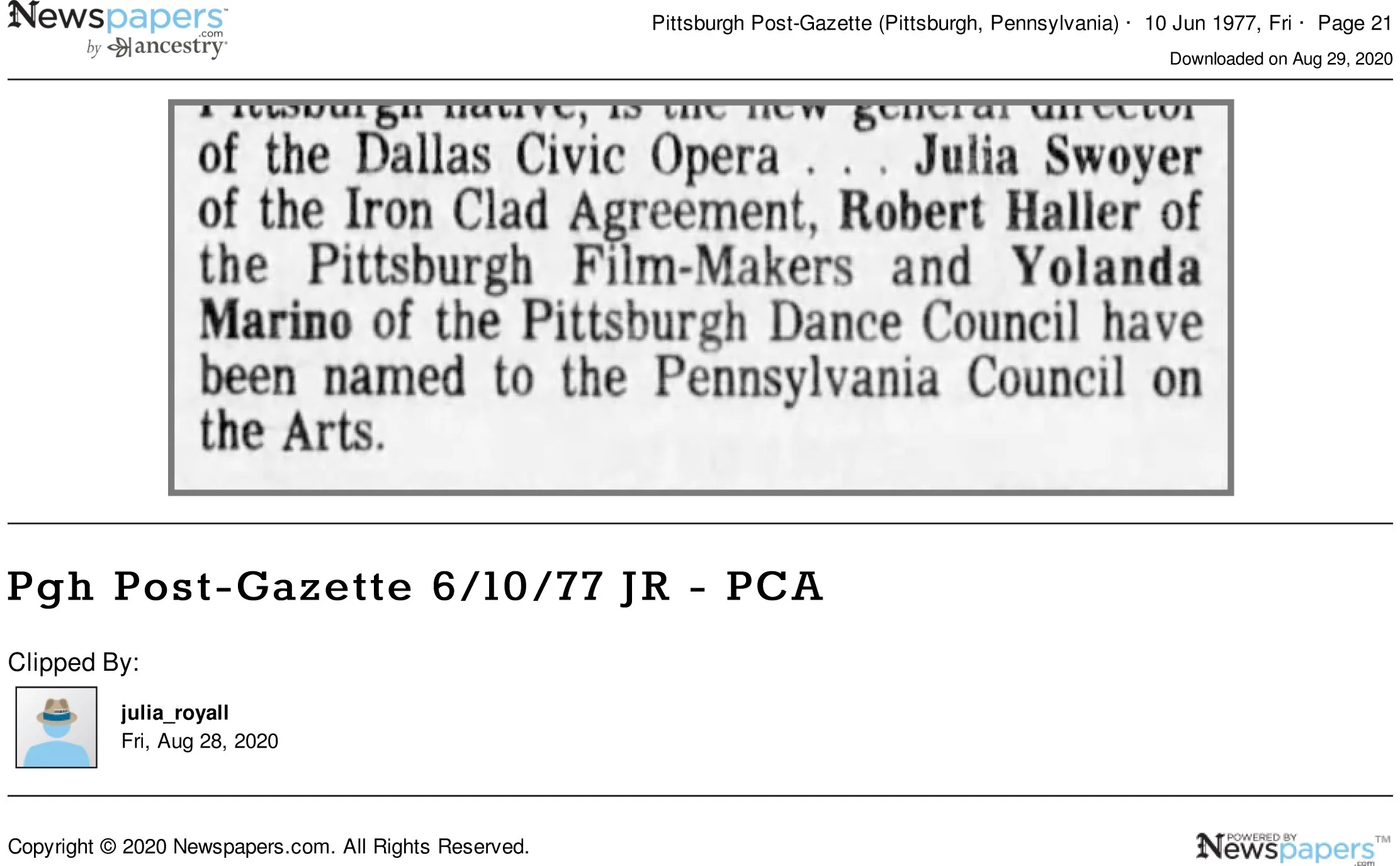 Pgh_Post_Gazette_6_10_77_JR___PCA.jpg