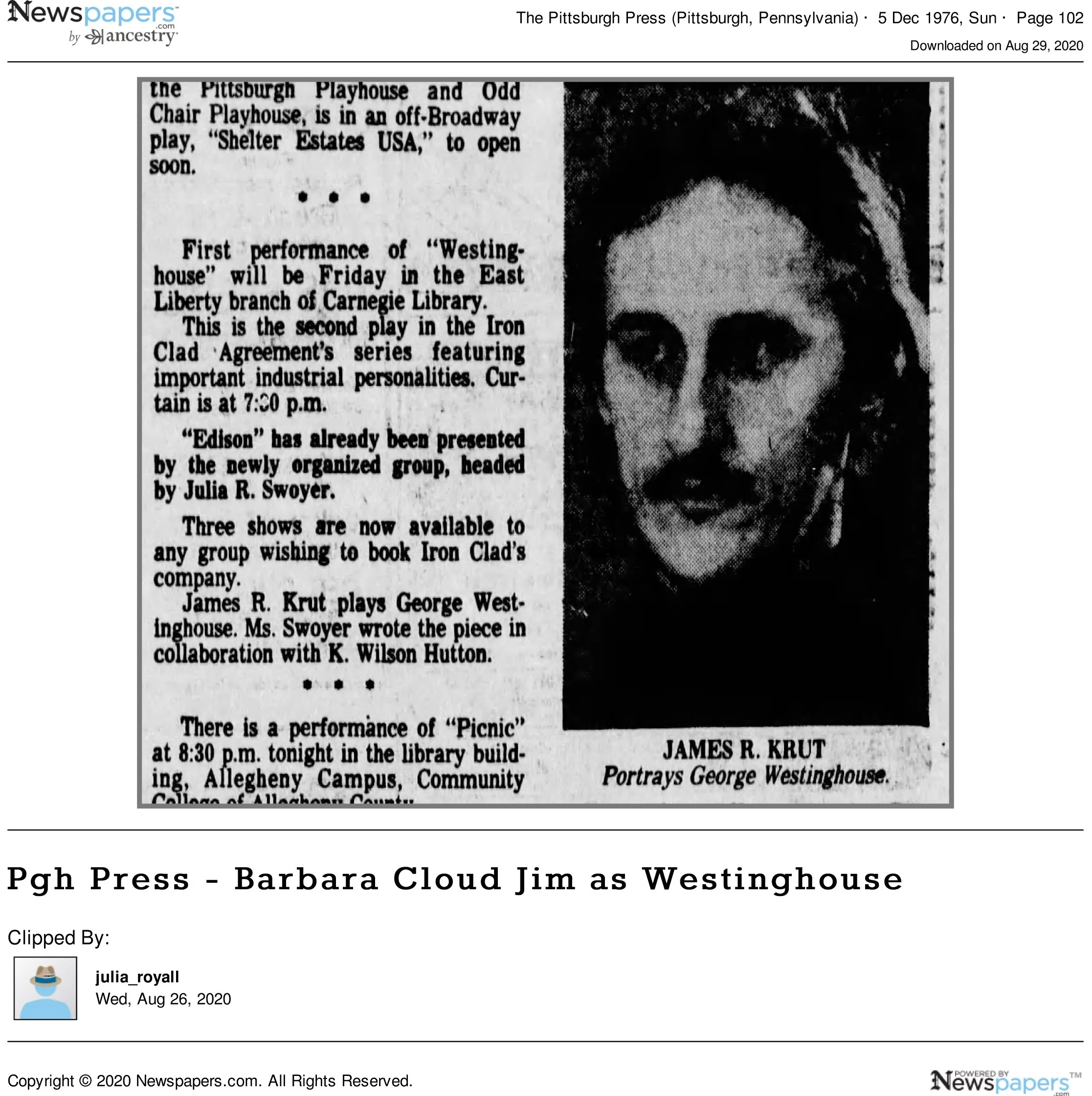 Pgh_Press___Barbara_Cloud_Jim_as_Westinghouse.jpg