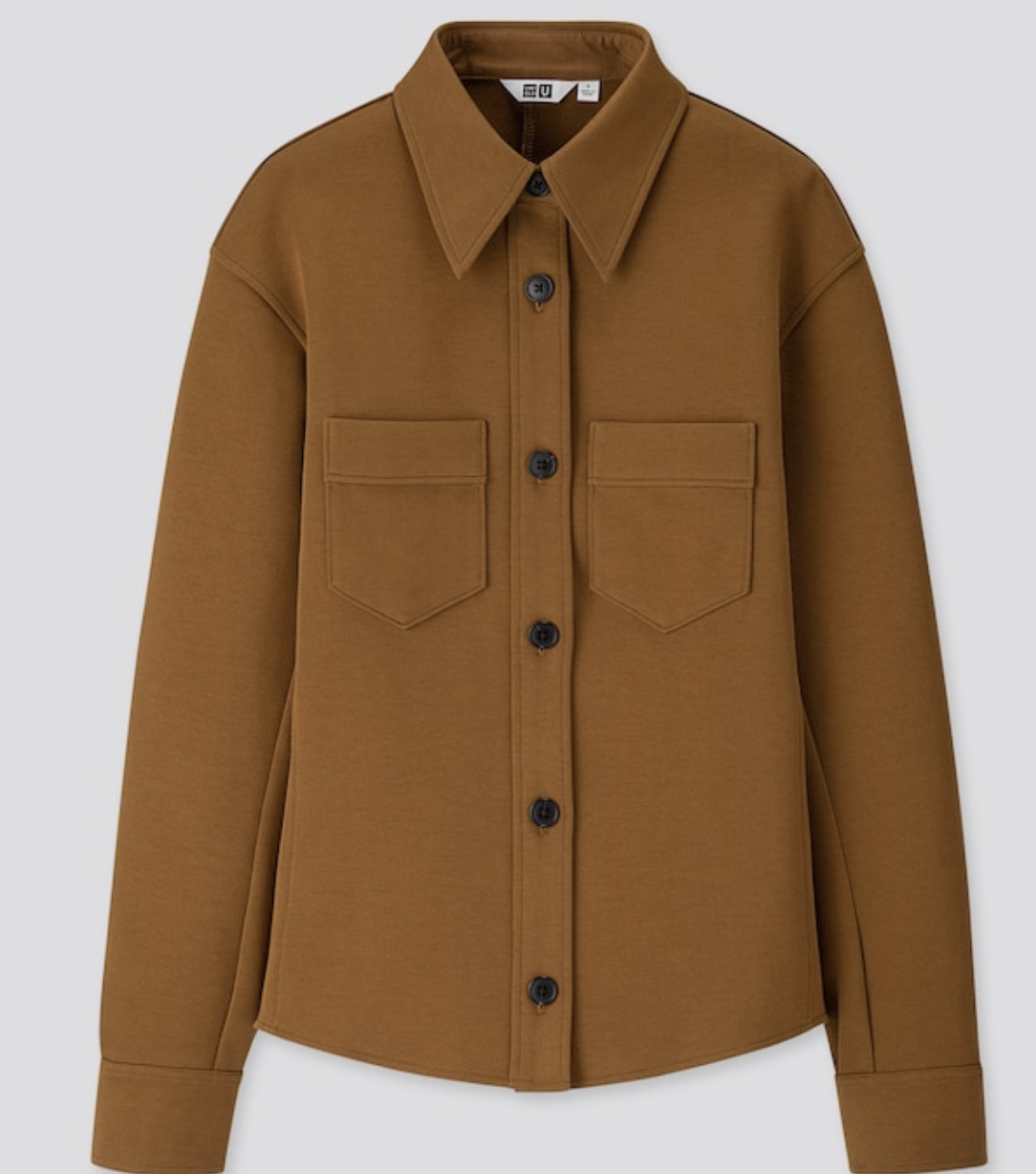 UNIQLO U Jersey Double Pocket Long-Sleeve Shirt
