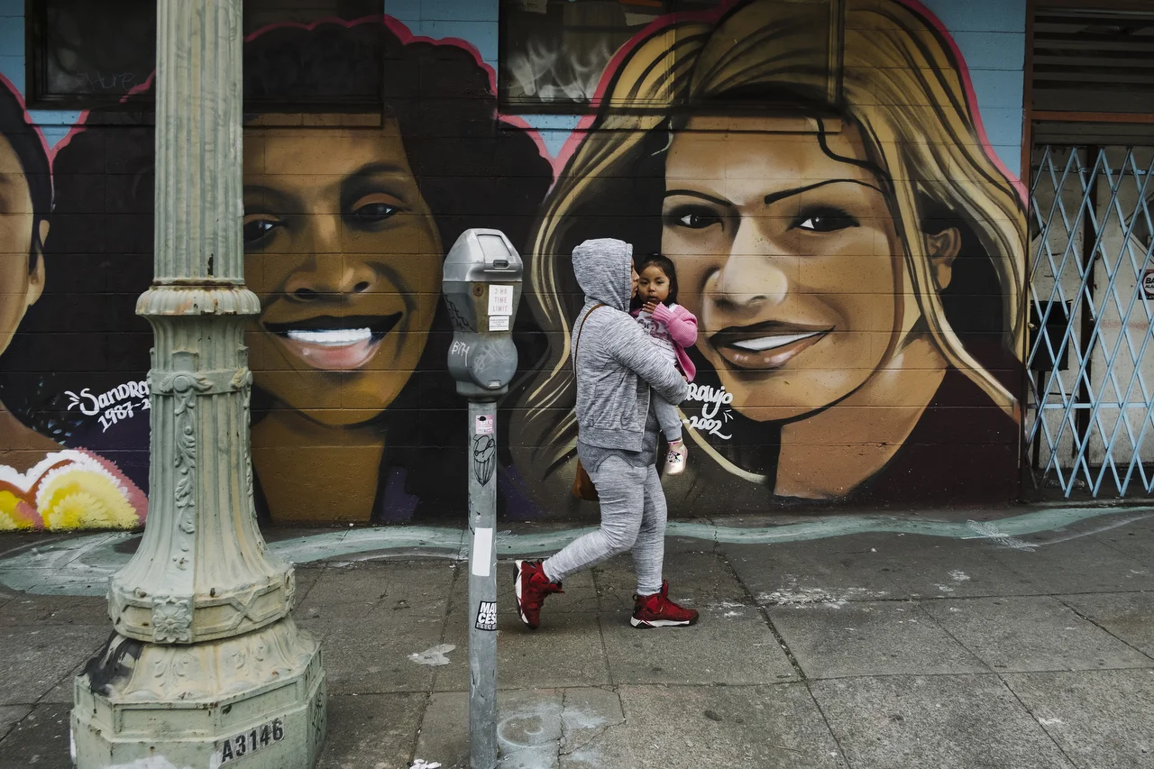  Street scenes from International Blvd. in East Oakland looking at how the community is being effected by construction of a new center-lane bus line called the Bay Rapid Transit(BRT) that is being promised as a positive transformative force for this 
