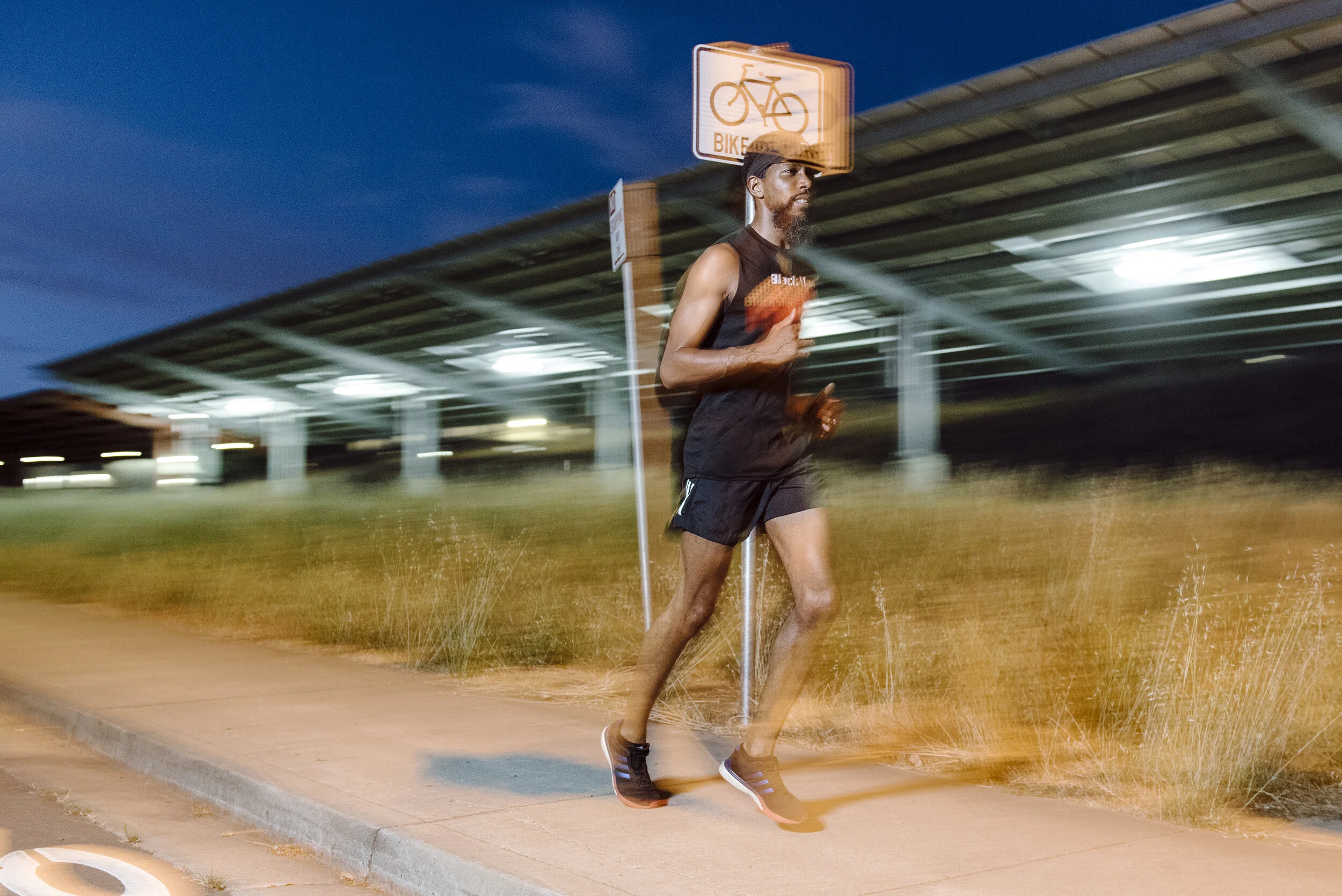  Kyrah Ayers is the president of the Bay Area chapter of Black Men Run, a group that promotes overall health and fitness, and focused on running. 