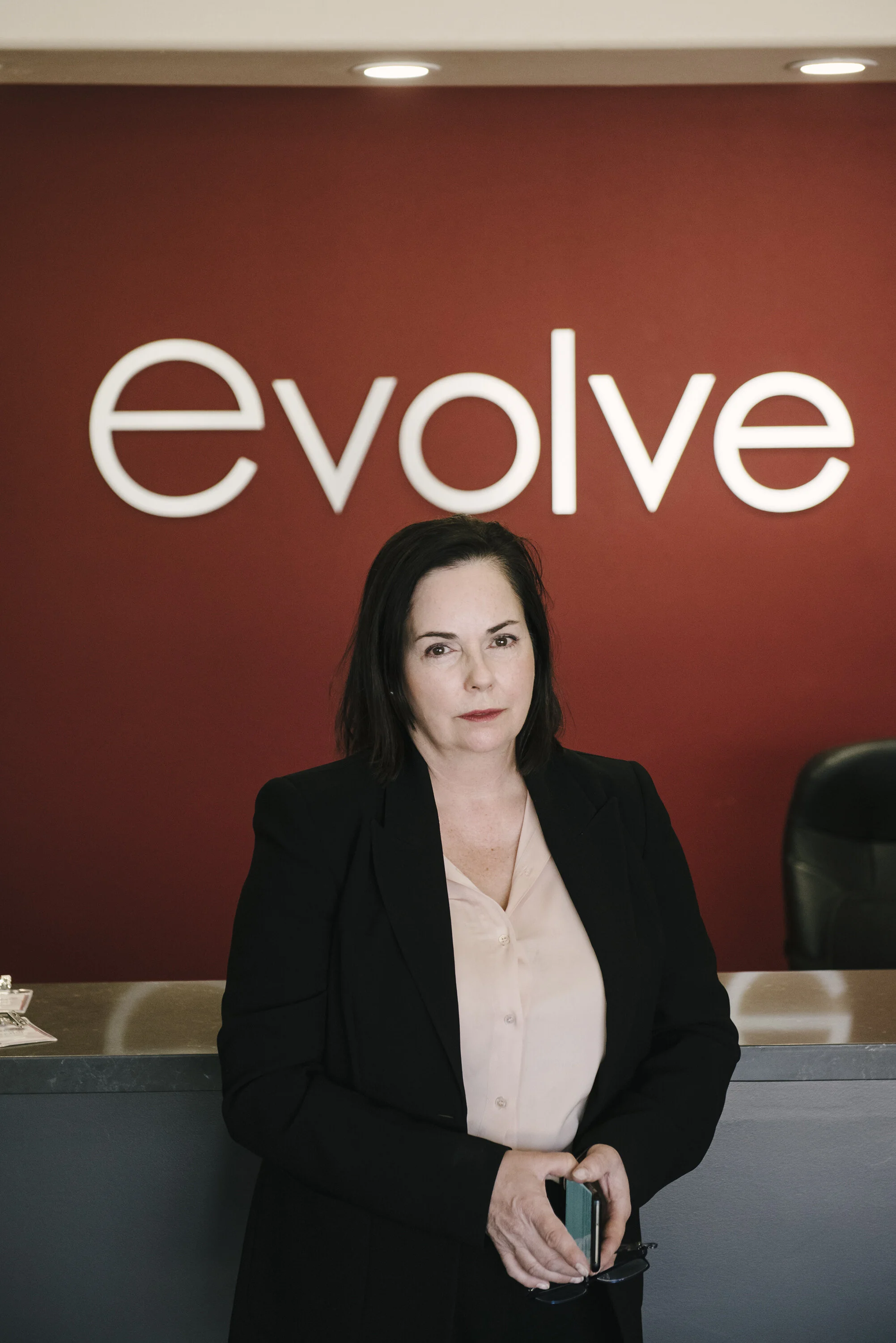  CEO Noreen King, stands for a portrait at Evolve Manufacturing Technologies Inc., which has switched from producing other medical equipment to making supplies for clients fighting the novel coronavirus, in Fremont, Calif, on Wednesday, April , 2020.